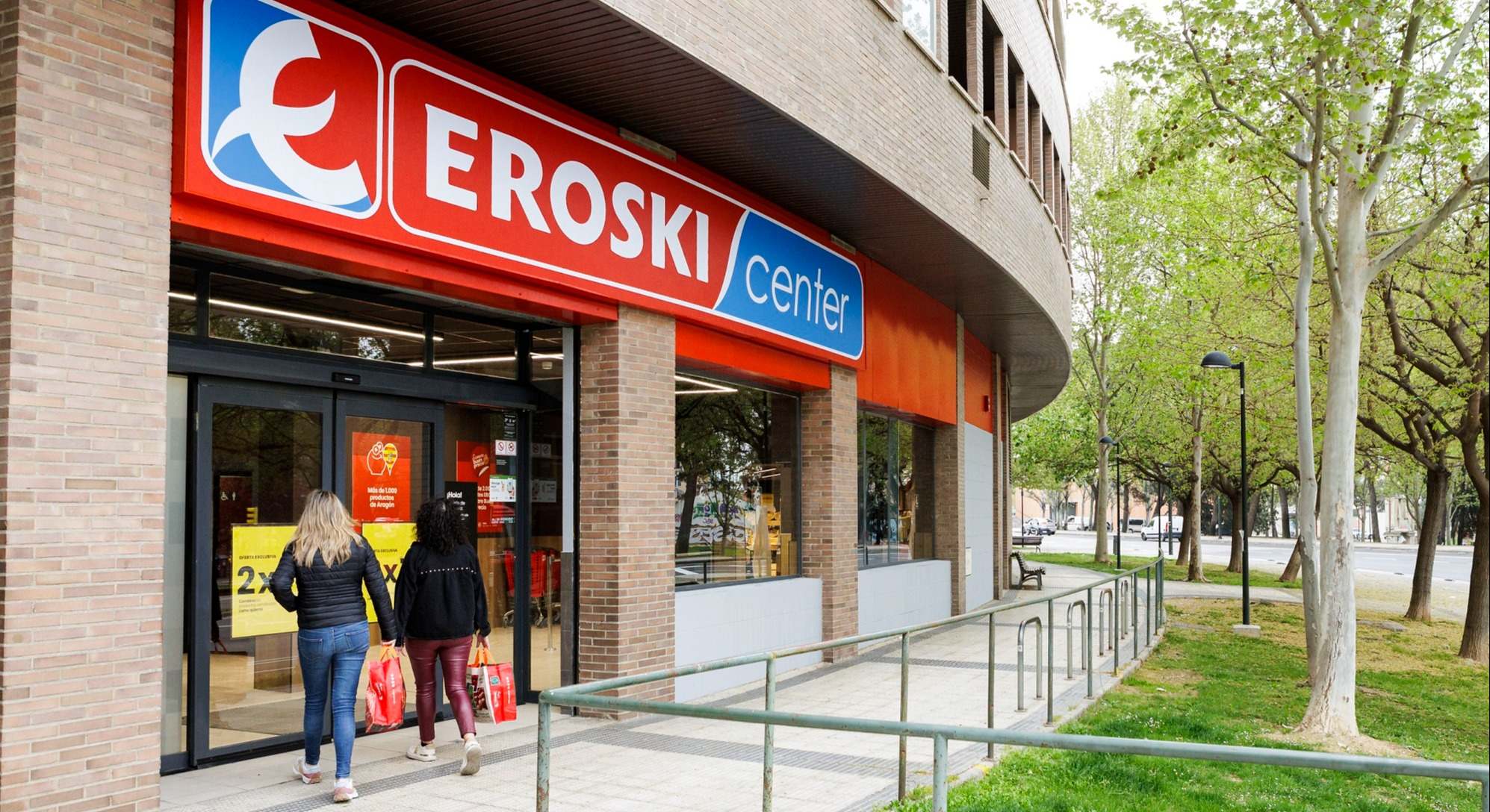 Supermercado Eroski en Zaragoza.
