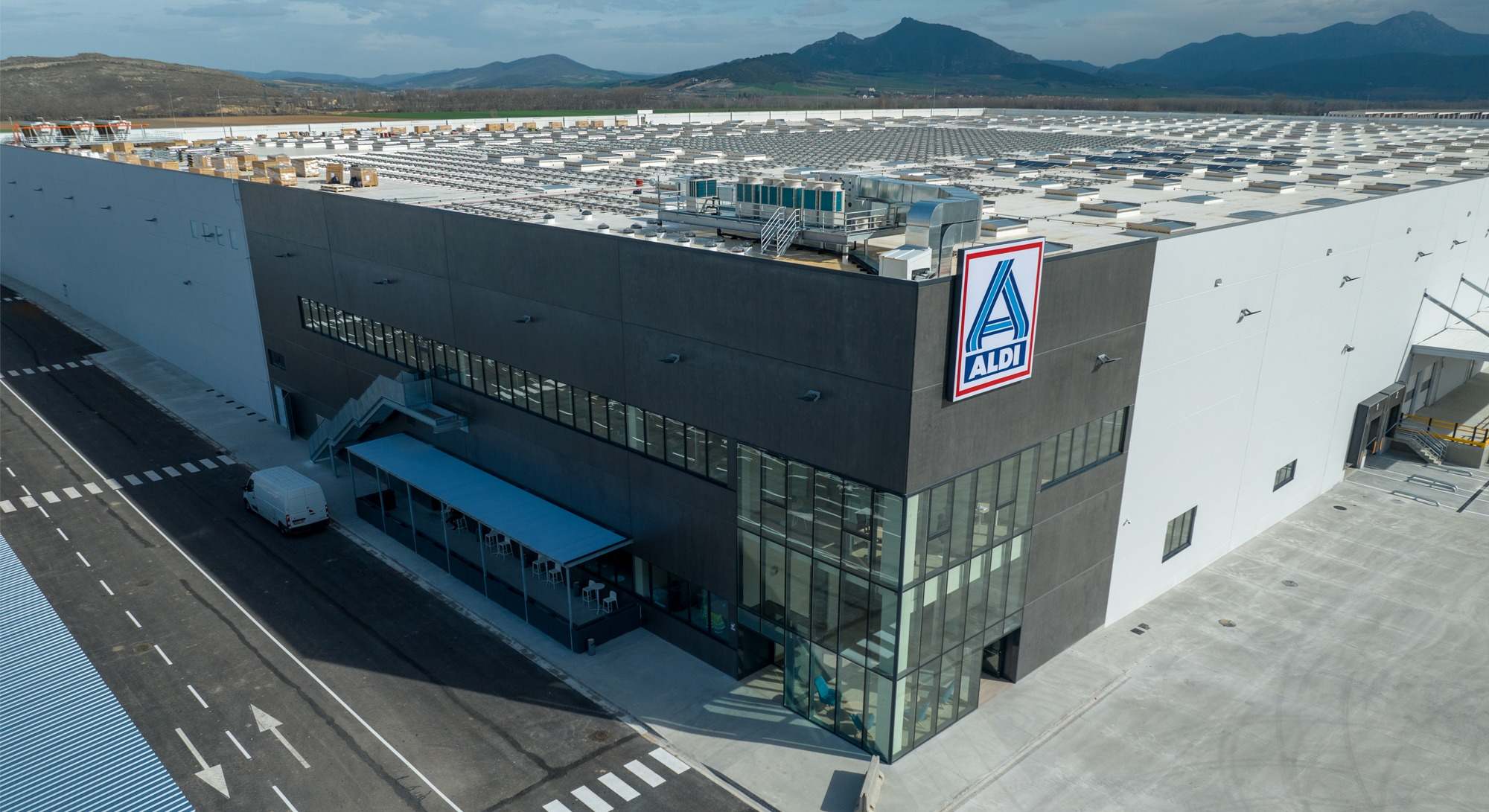Plataforma logística de Aldi en Miranda de Ebro (Burgos).