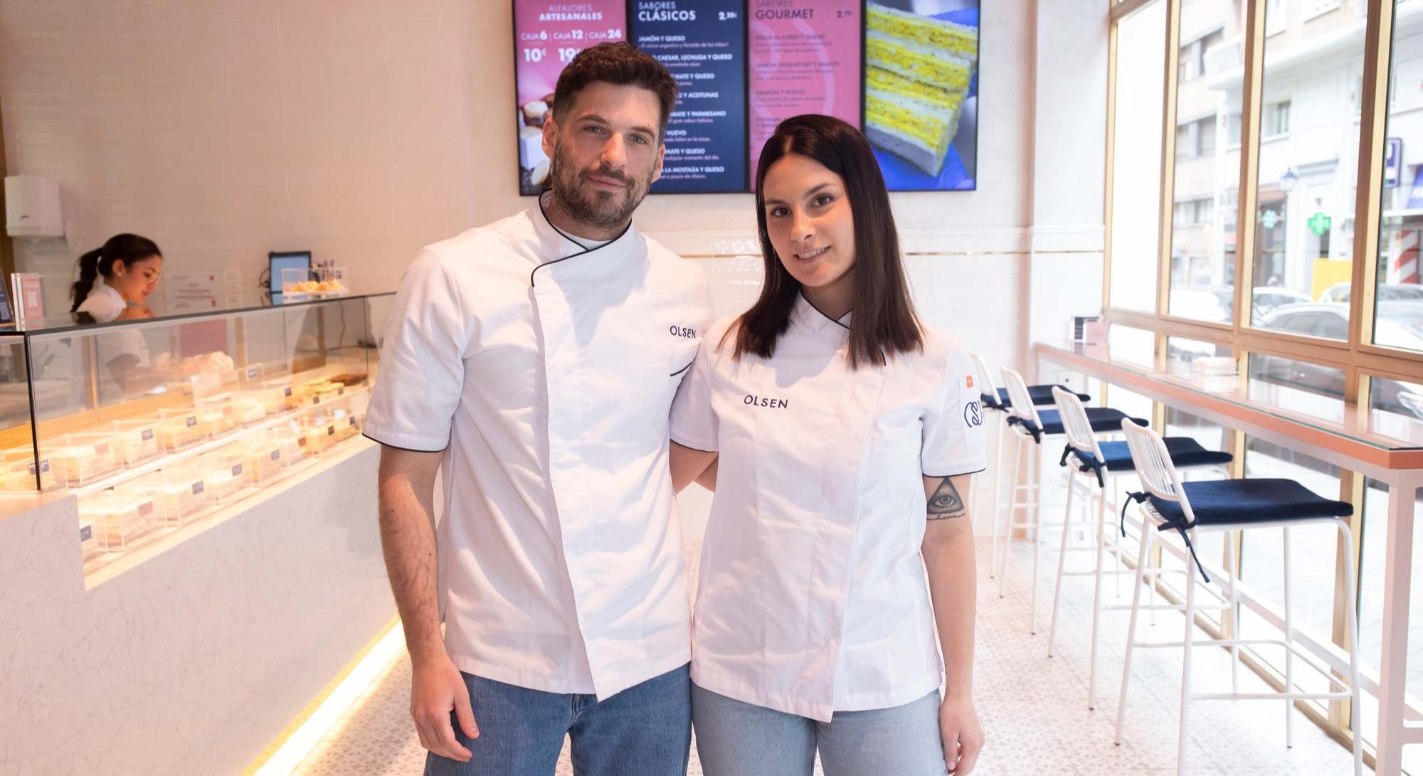 Brian Fuks y Ayelén Ávalos, confundadores de Olsen Sandwich.