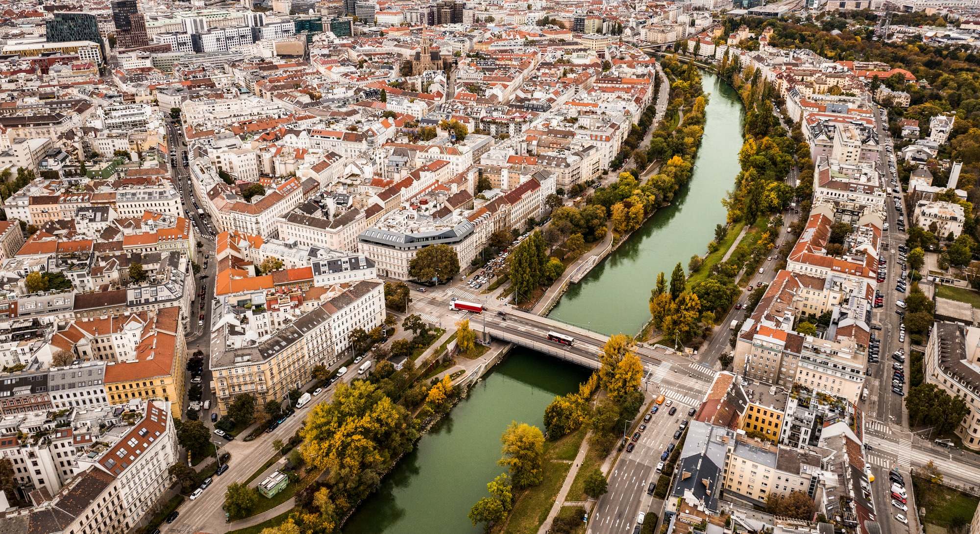 Vista aérea de Viena