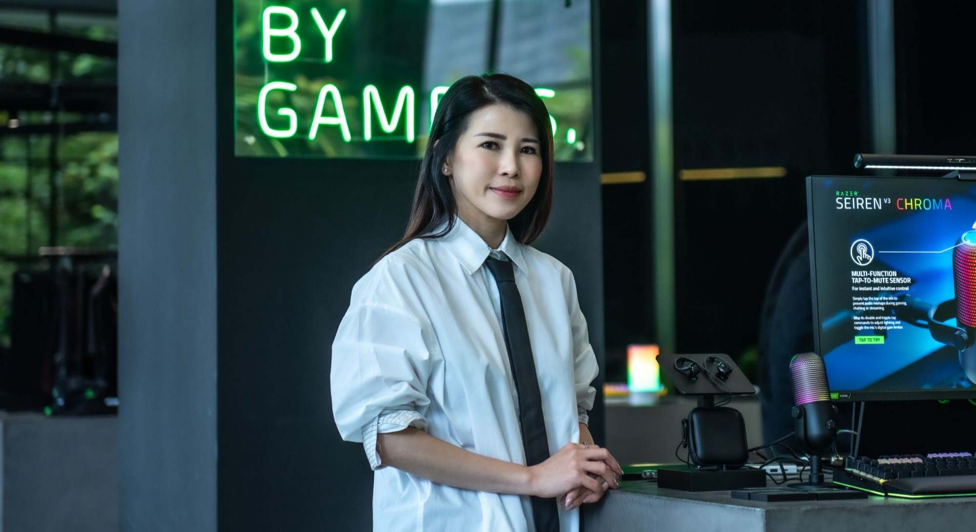 Addie Tan, responsable global de la división de Lifestyle de Razer. Razer