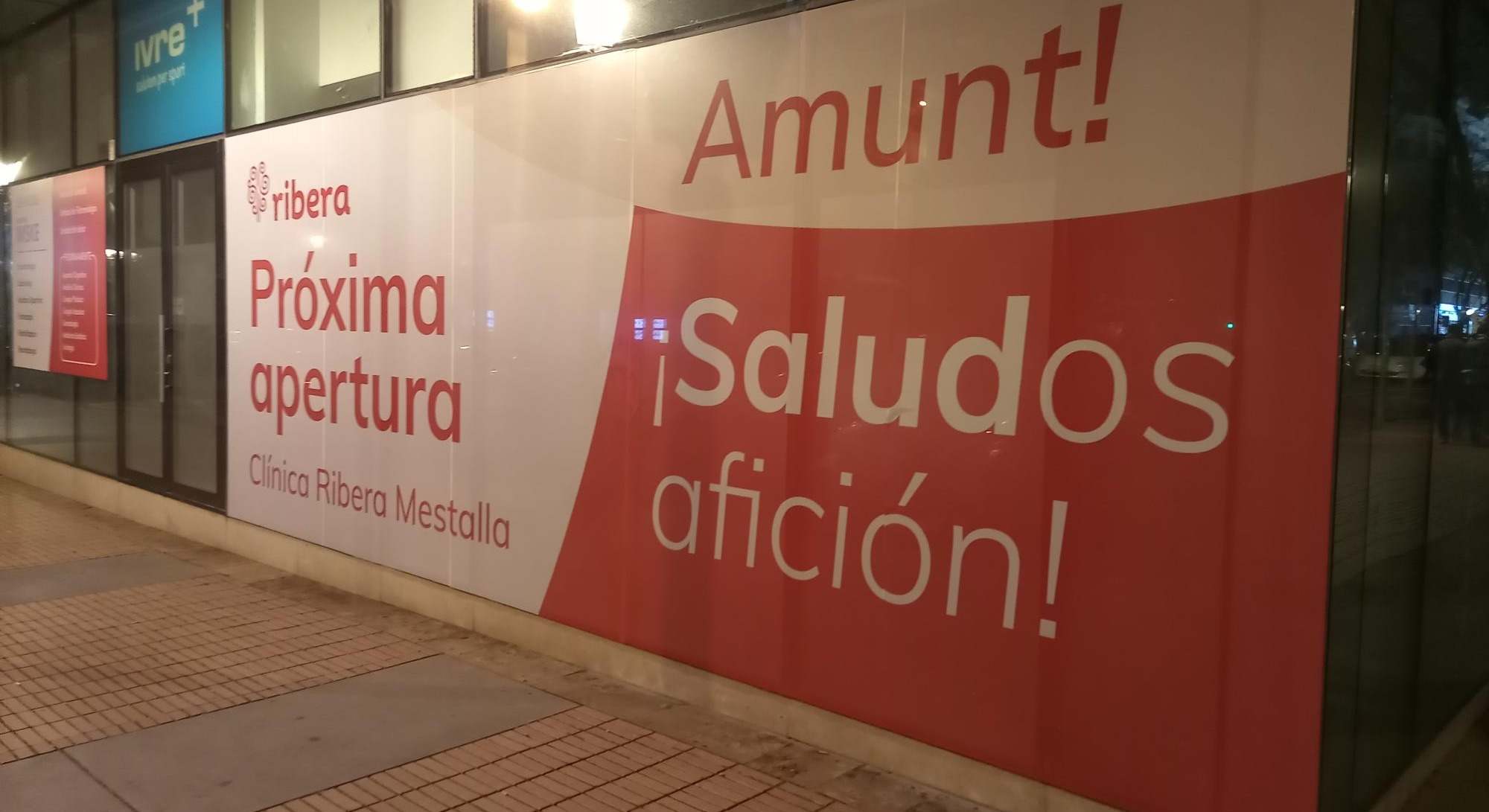 Local de la nueva Clínica Ribera Mestalla.