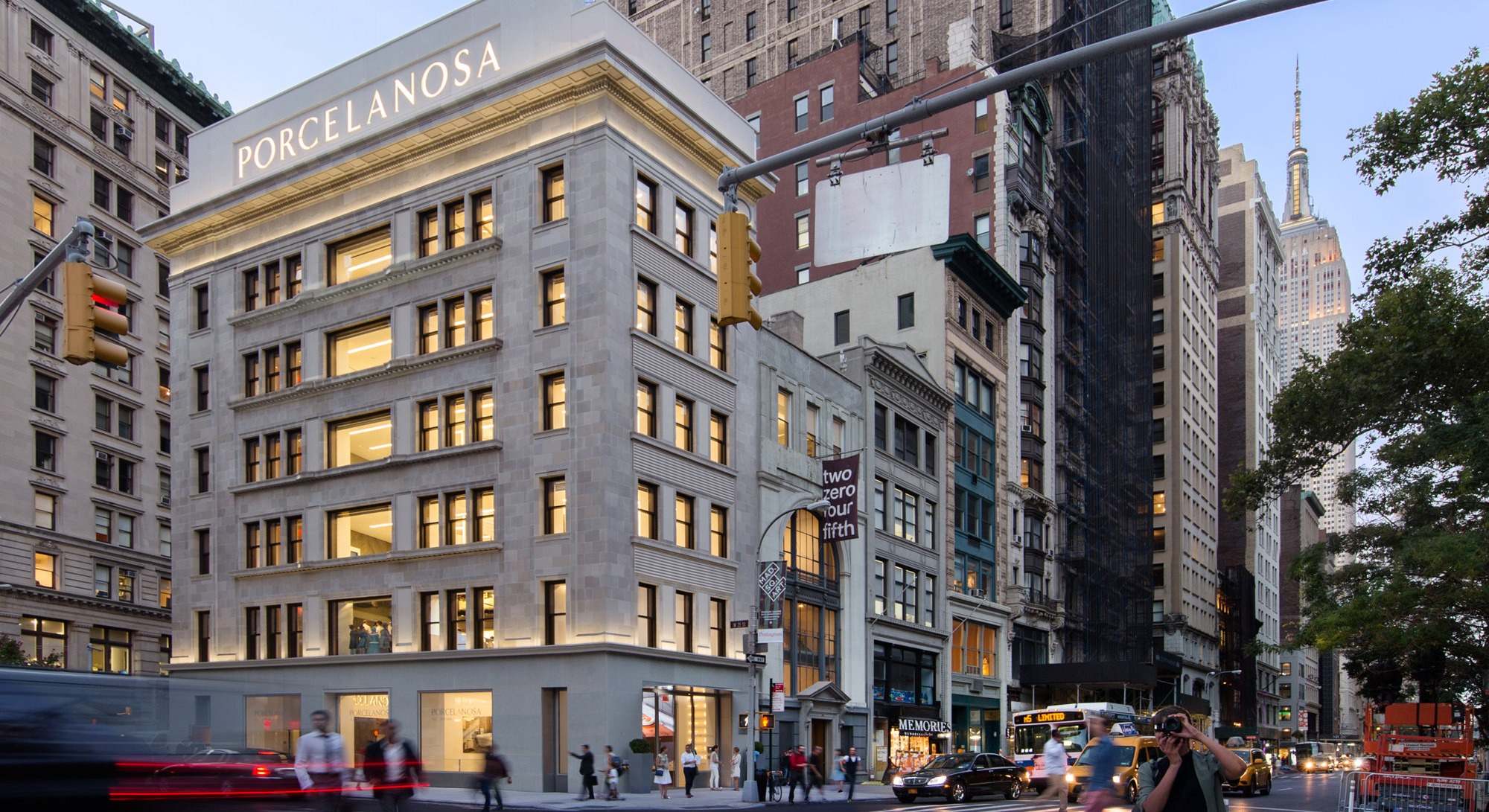 La tienda insignia de Porcelanosa en la Quinta Avenida de Nueva York,