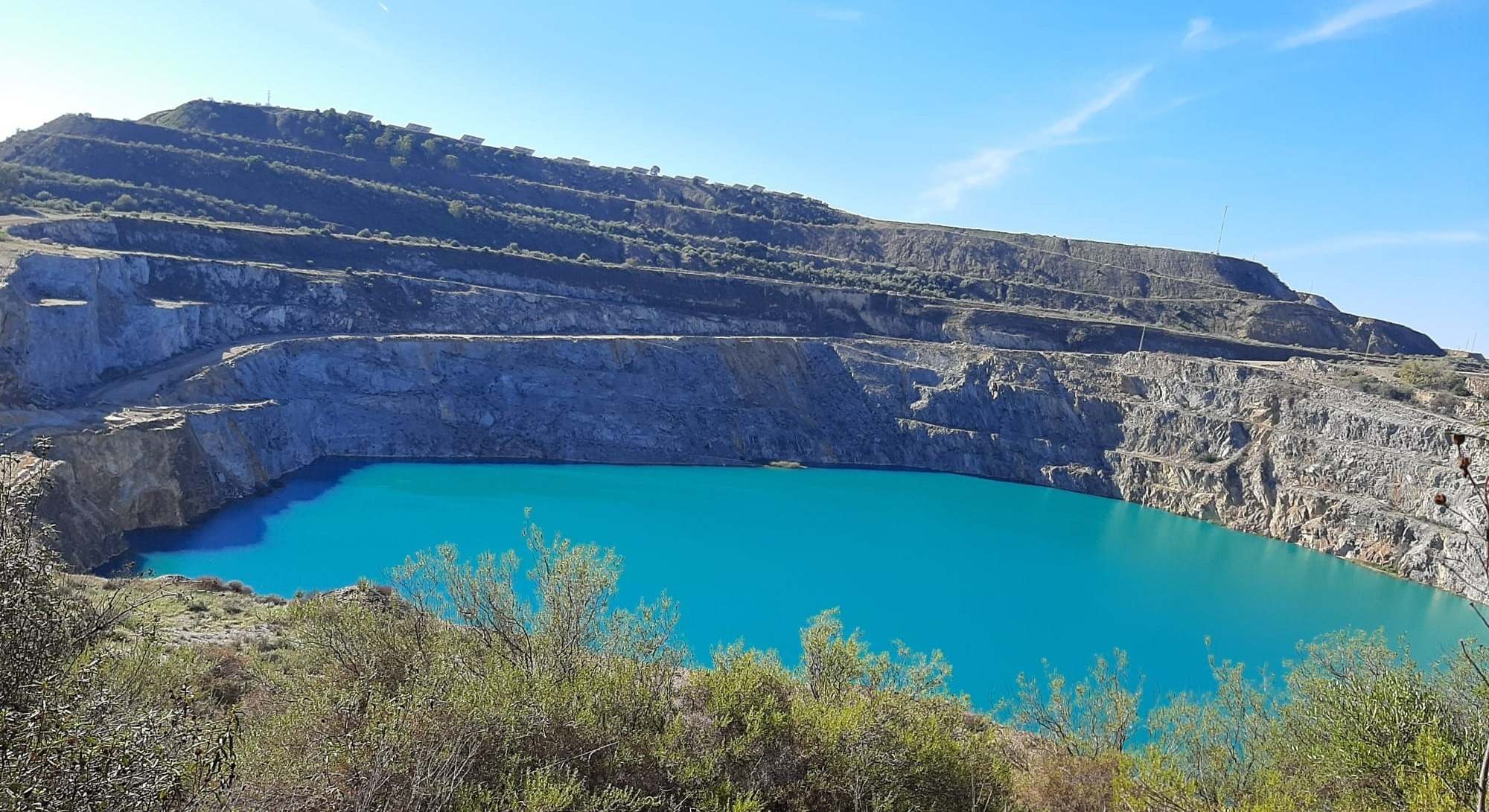 Vista del complejo minero de Aznalcóllar