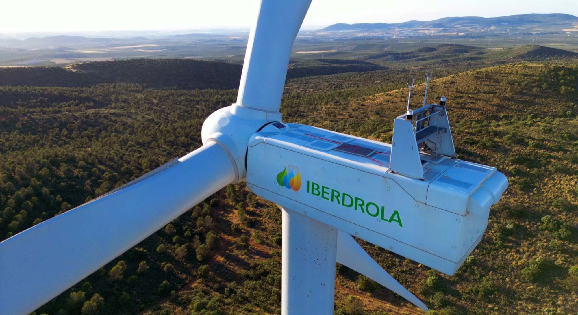 Instalación eólica de Iberdrola en Andalucía.
