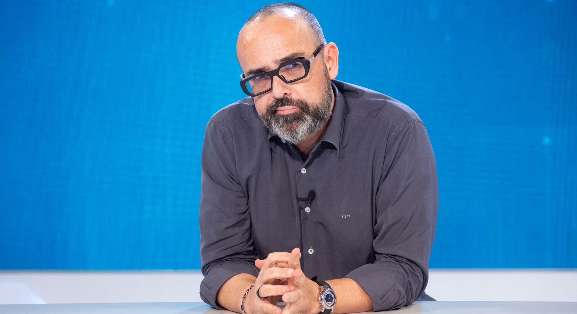 Risto Mejide, durante una entrevista con Informalia. Foto: Alberto Martín.
