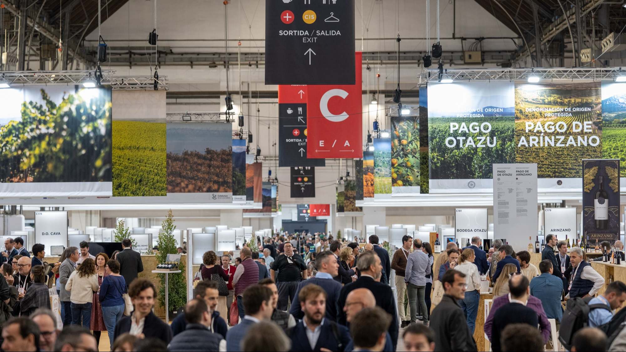 Interior de la Barcelona Wine Week 2024