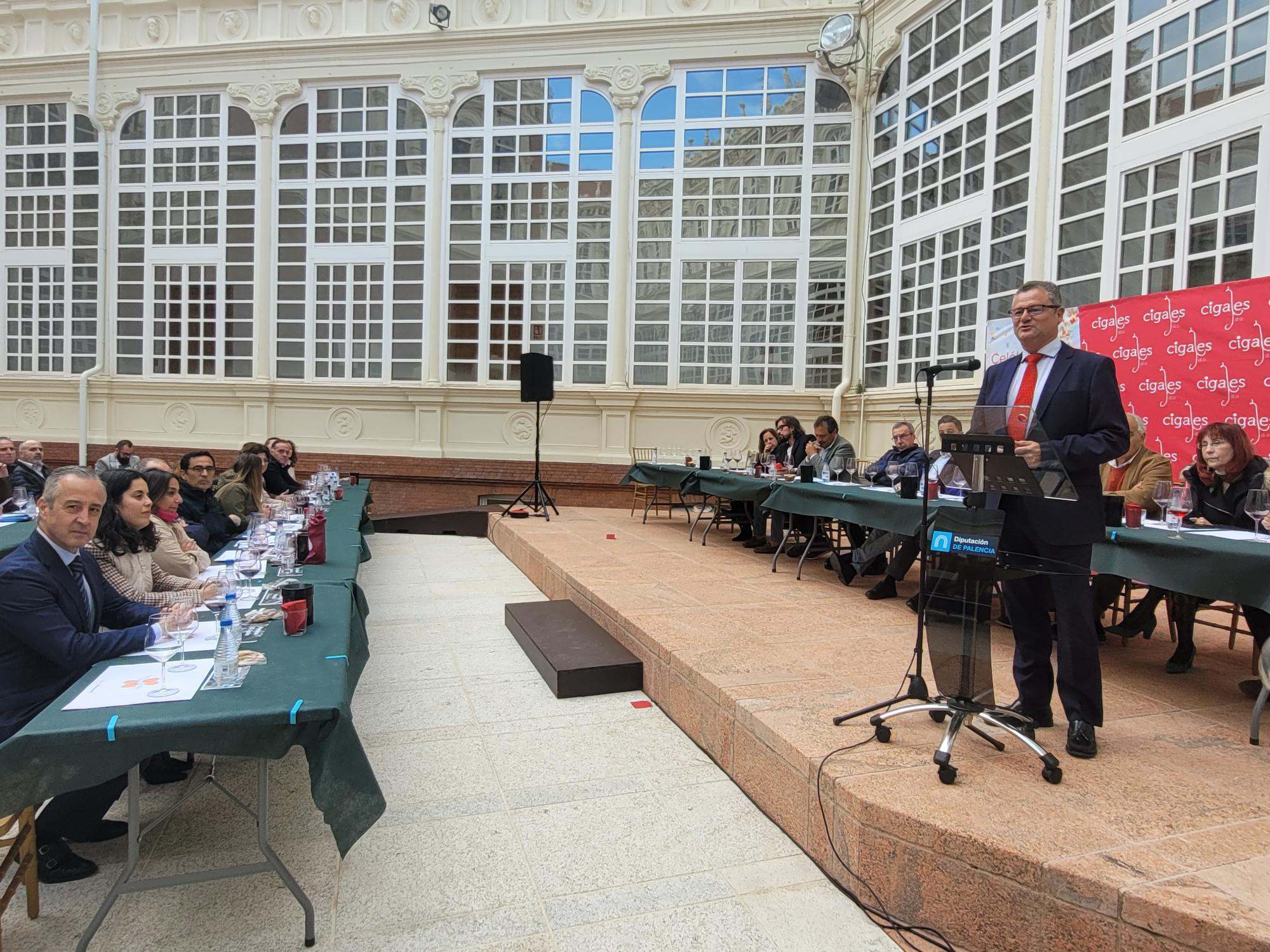 Consejero de Agricultura de CyL durante la cata