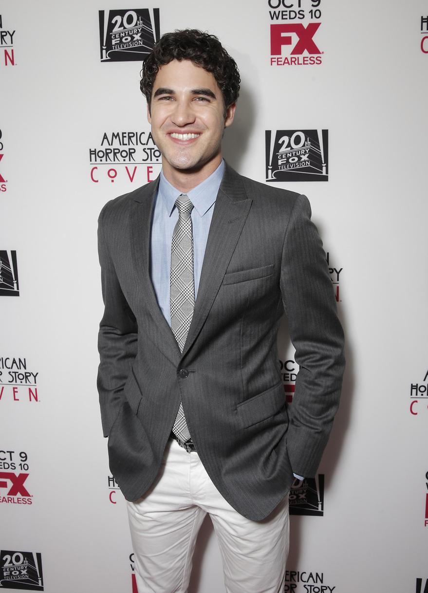Darren Criss en la presentación de la nueva temporada de 'American Horror Story' - 880x