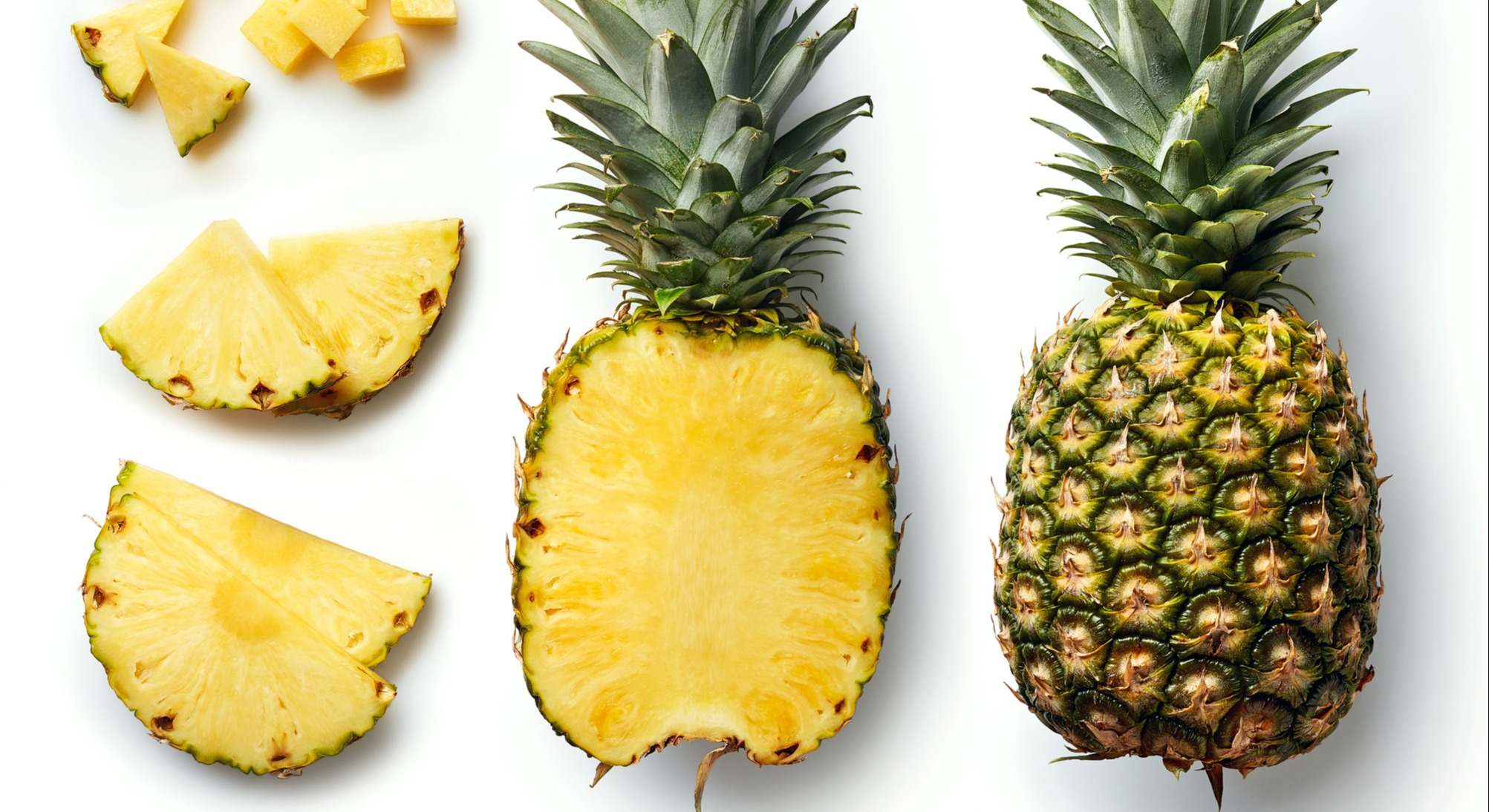Piña cortada