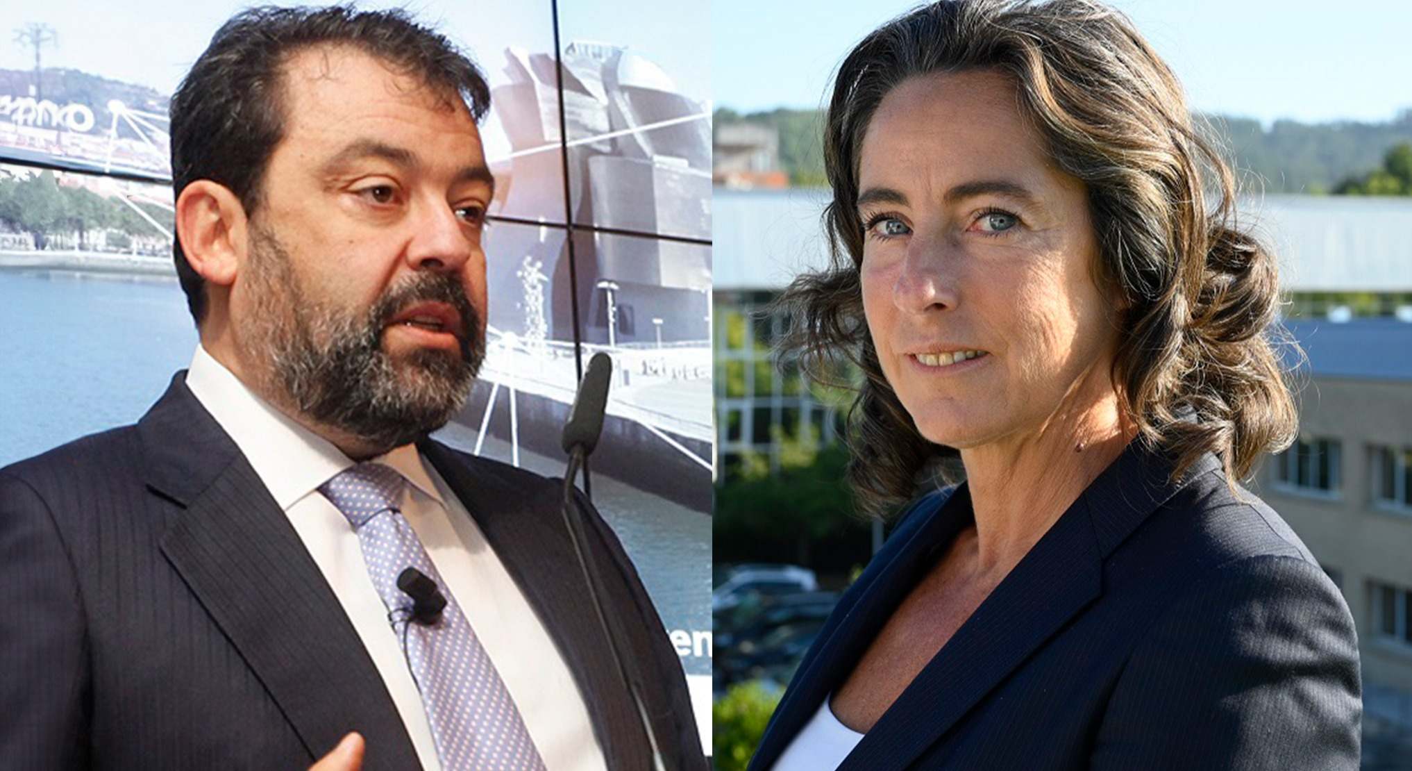 Javier Ormazábal, presidente de Velatia y Teresa Madariaga, presidenta de Ingeteam.