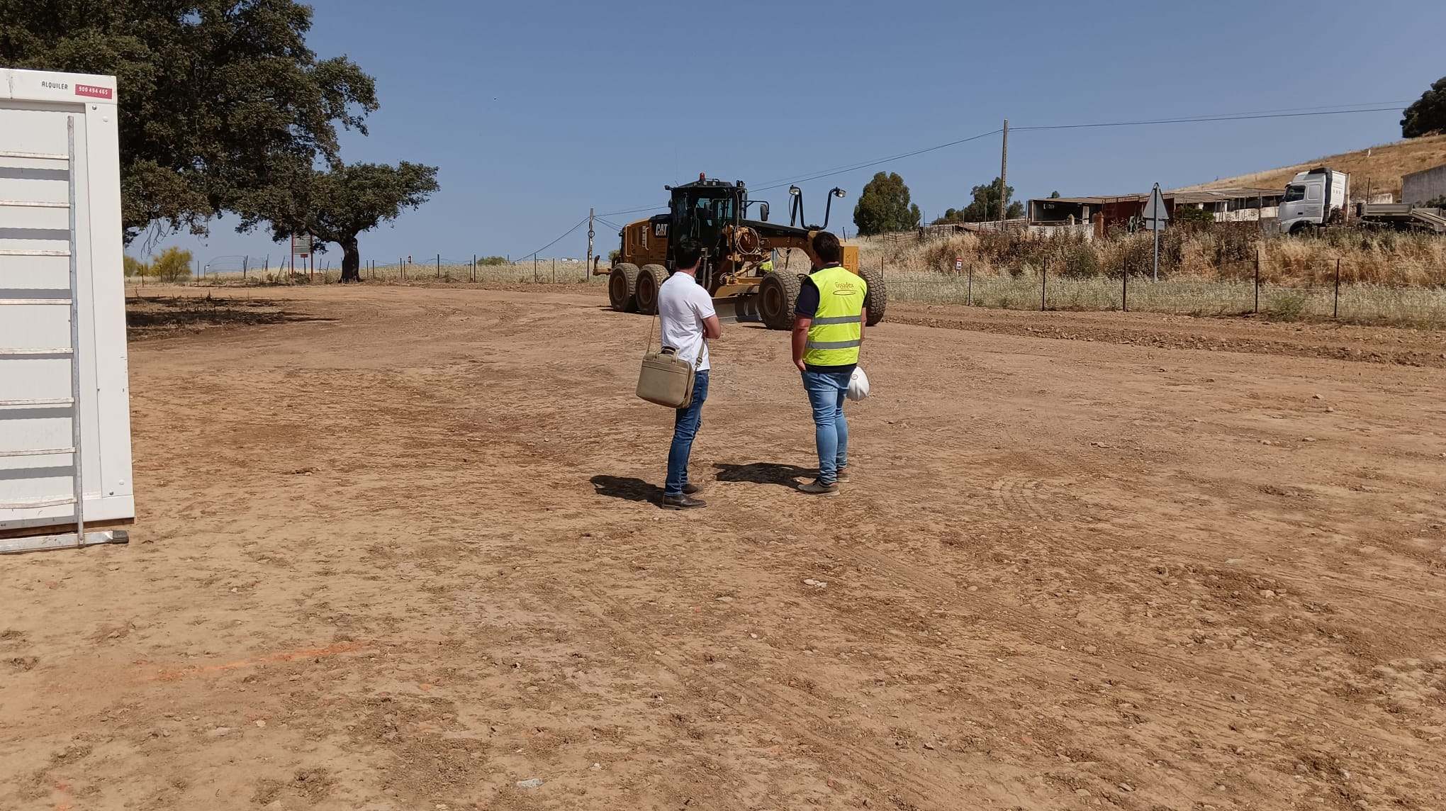 Terrenos donde va a constuirse la ciudad inteligente Elysium City en Castilblanco