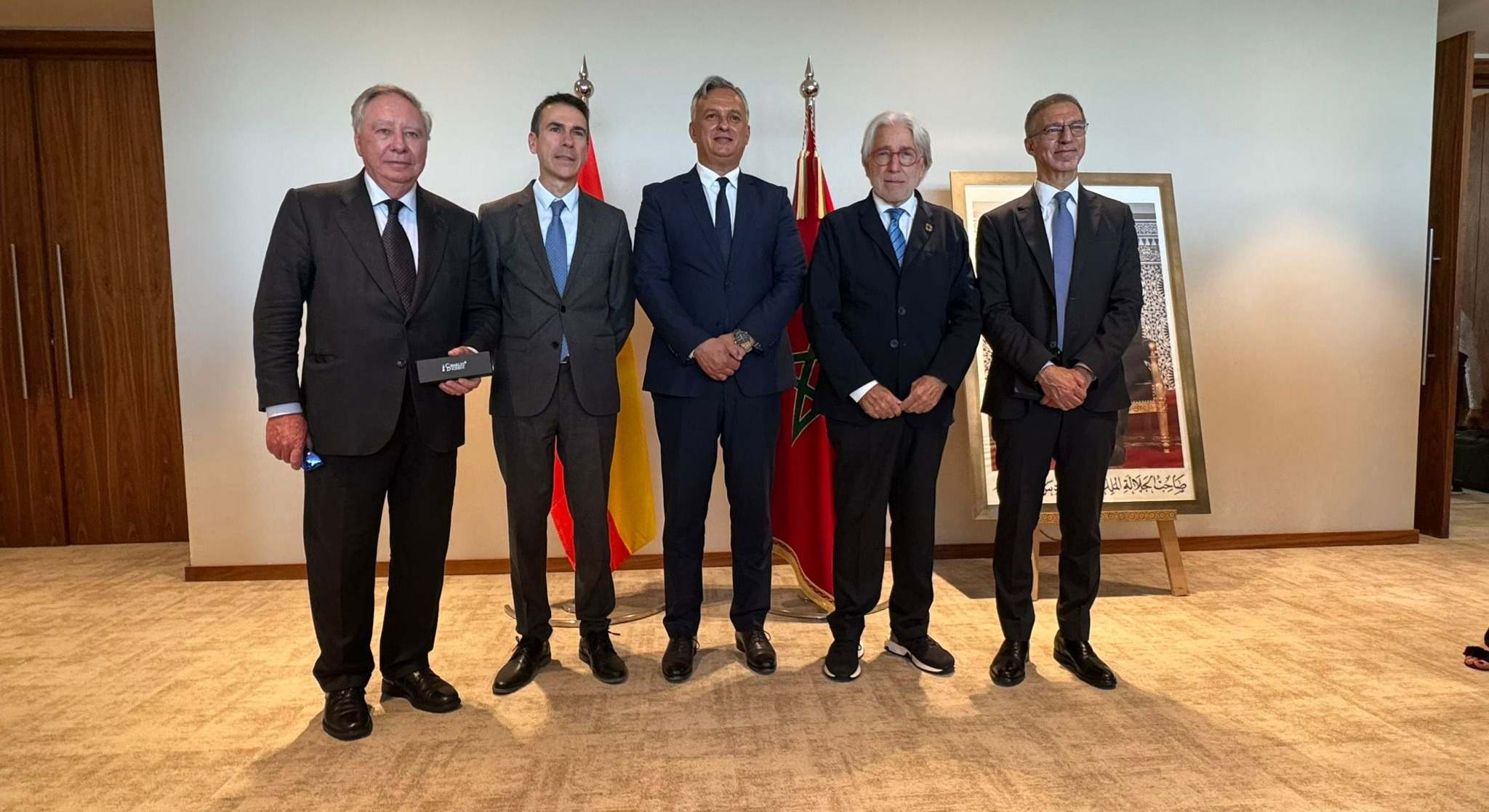 Acto de Foment del Treball en Marruecos. EE