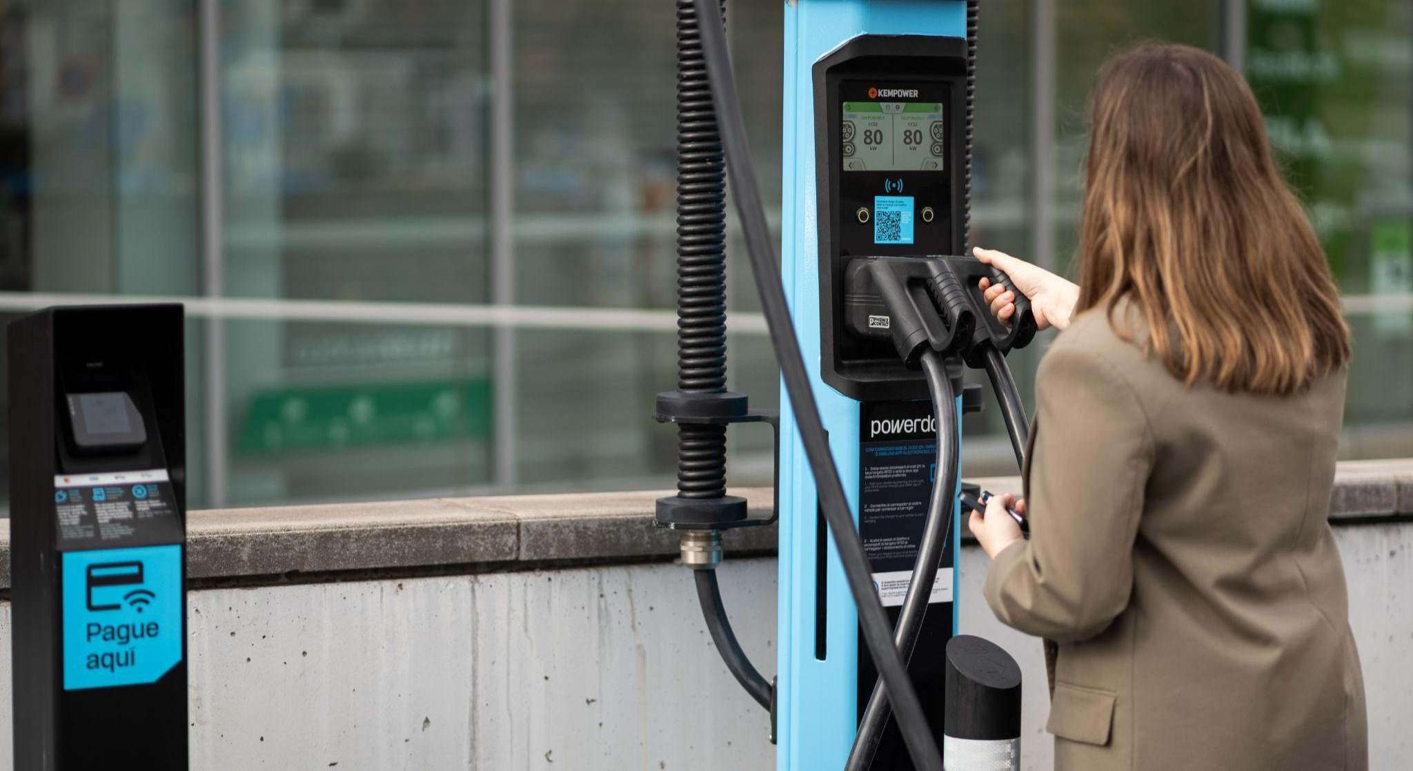 Un punto de recarga de Powerdot