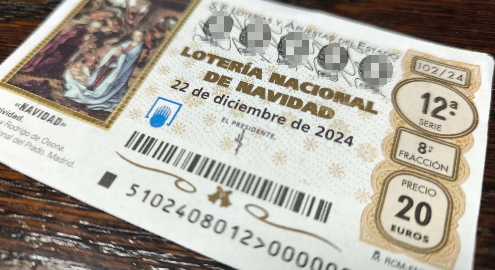 Décimo de Lotería de Navidad 2024. / Foto: EP
