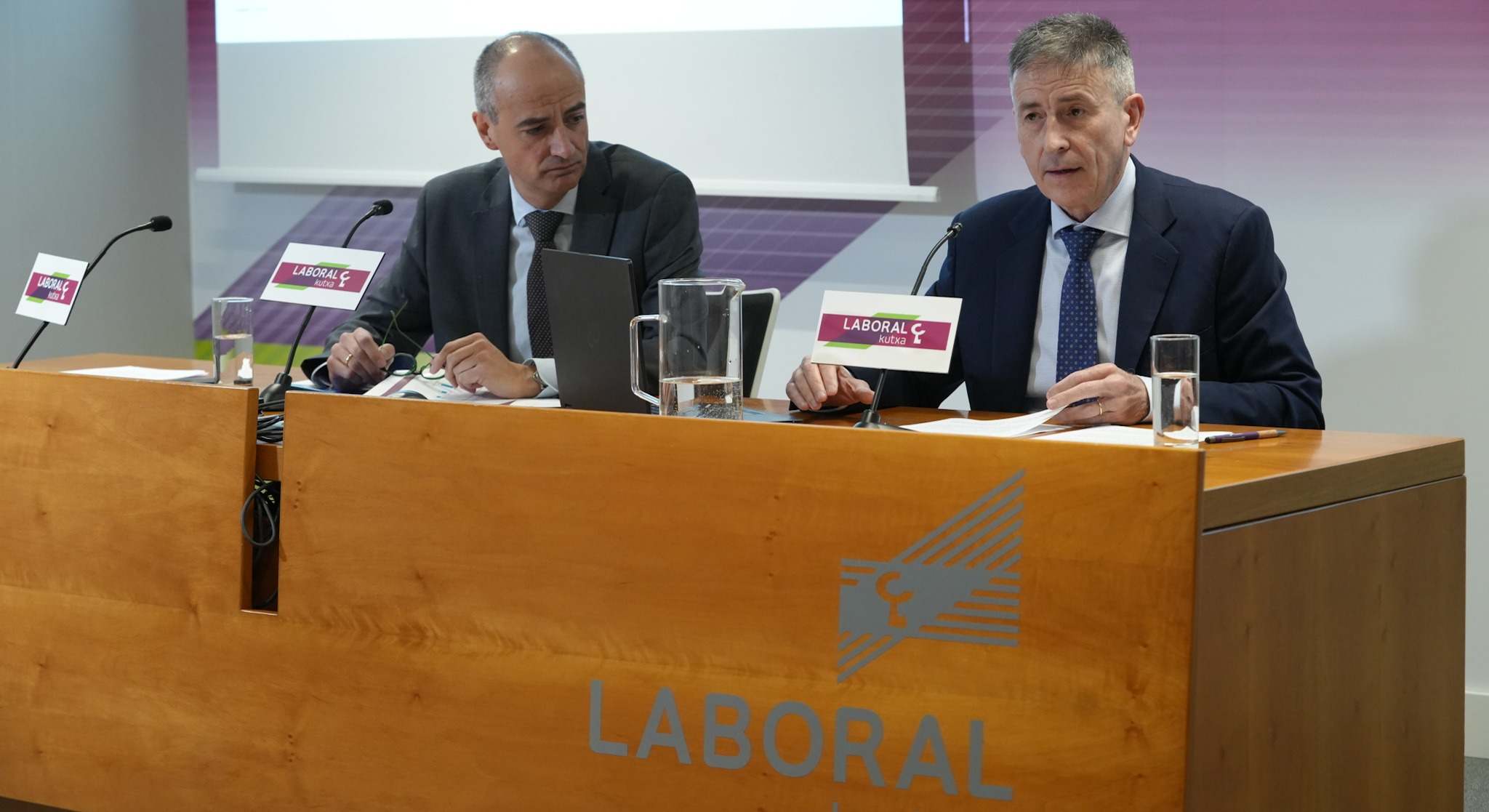 Ibon Urgoiti y Joseba Madariaga, Laboral Kutxa.