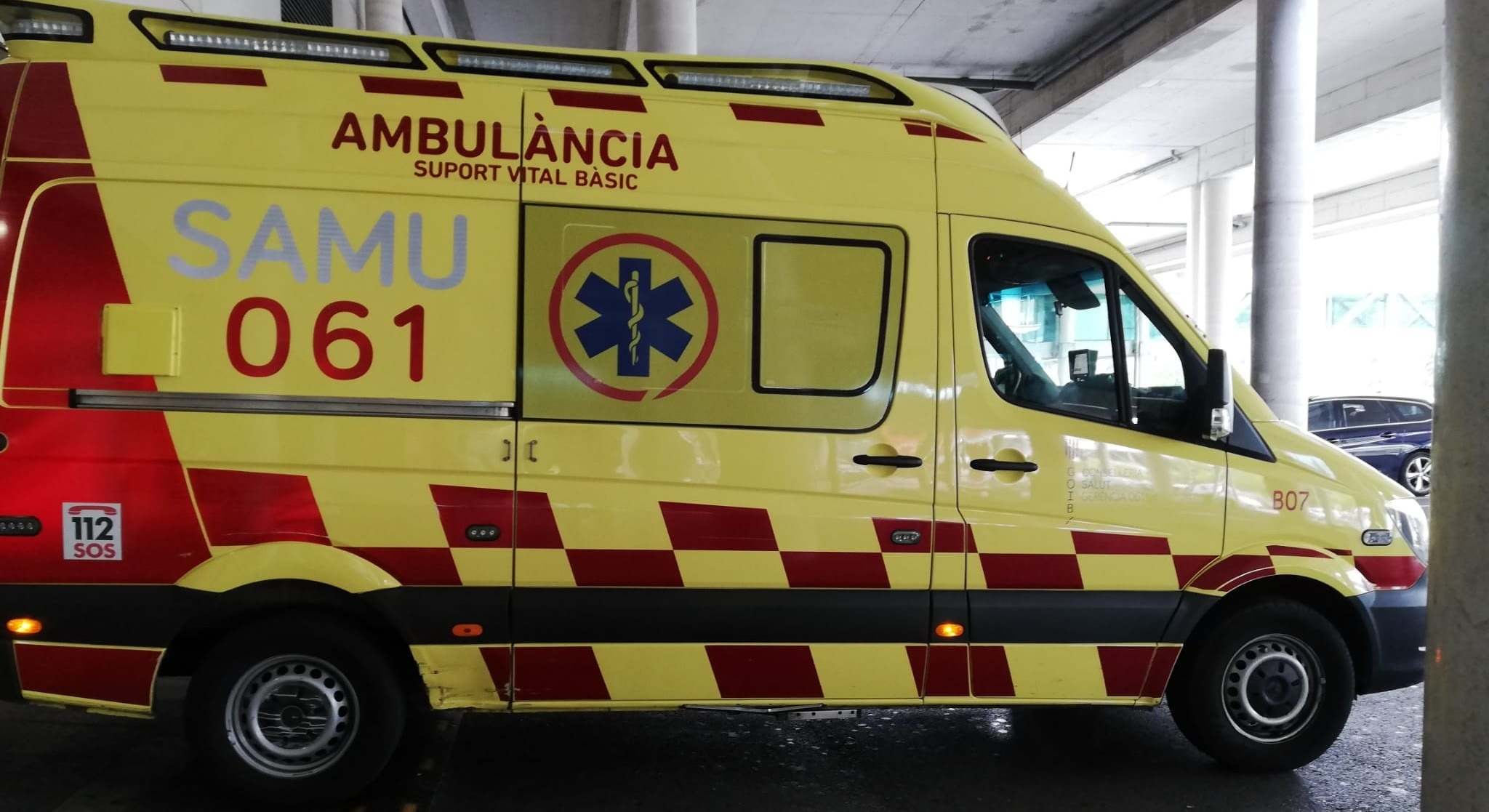 Imagen de una ambulancia.