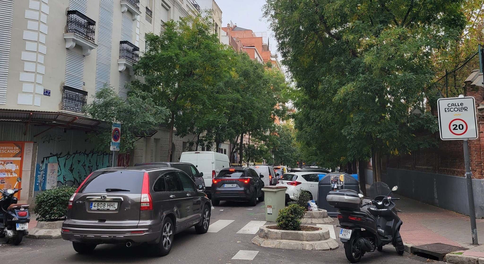 Calle Escolar en Madrid