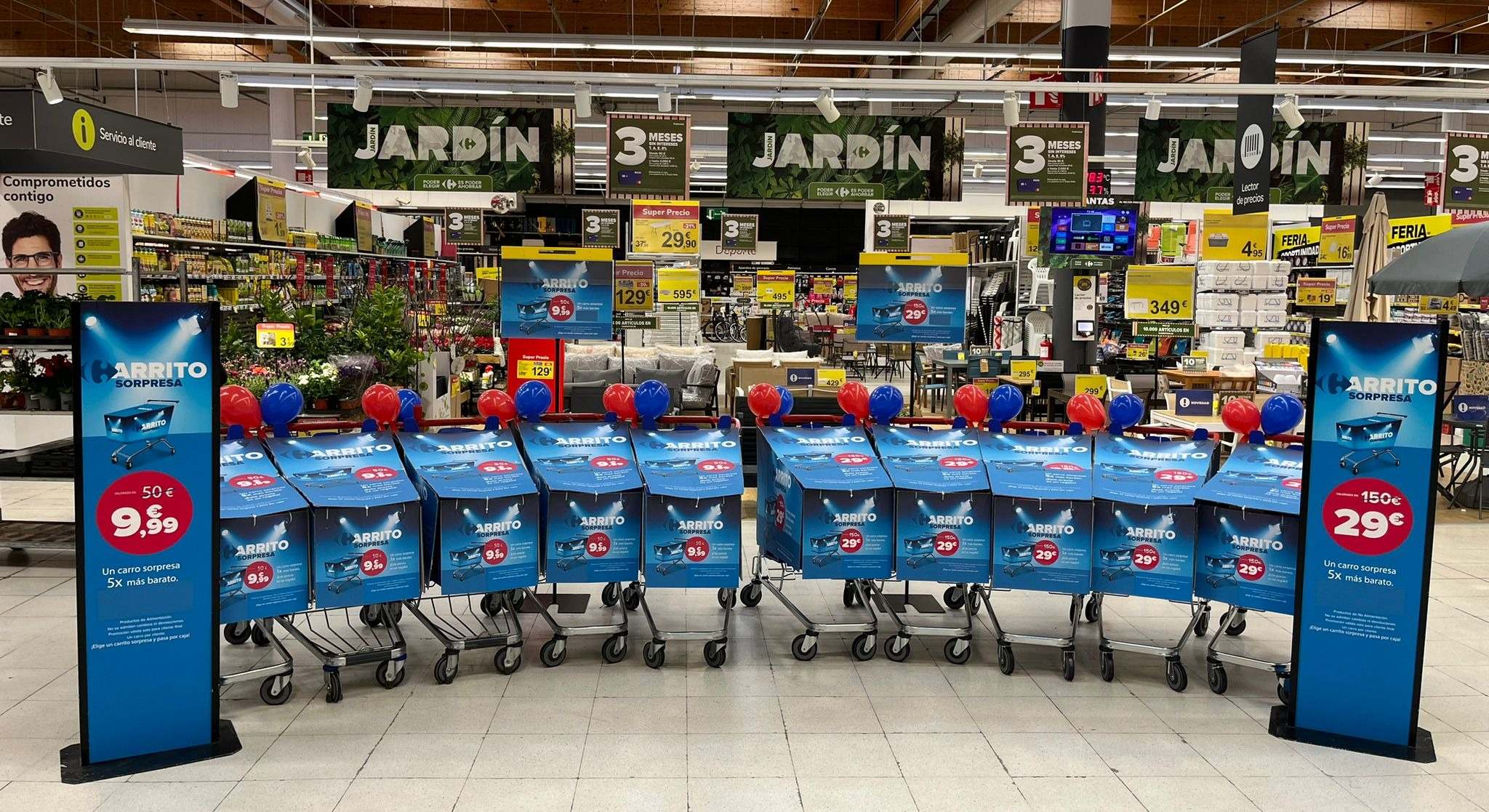 La nueva iniciativa promocional de Carrefour se aplicará en Madrid y Andalucía.