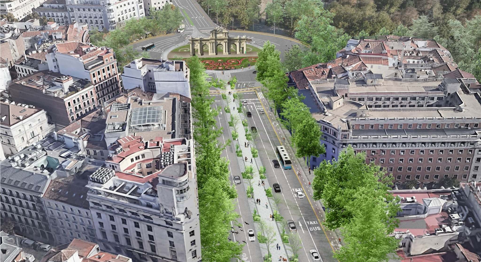 Madrid tendrá un nuevo bulevar entre la Plaza de Cibeles y la Puerta de Alcalá