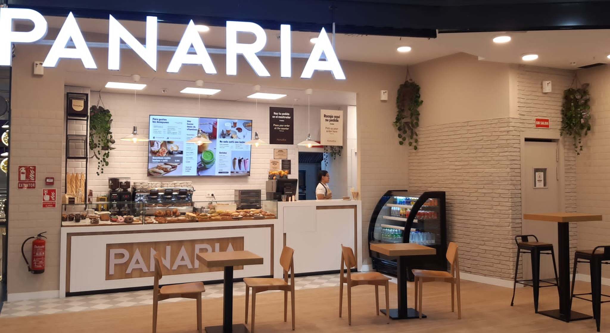 Local de Panaria en el centro comercial de Las Rosas en Madrid.
