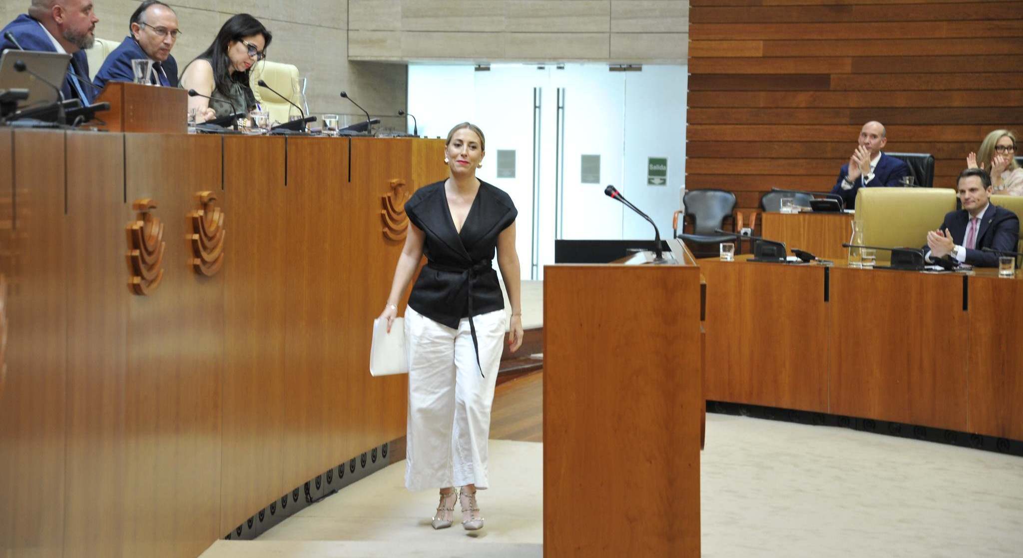 María Guardiola, presidenta de la Junta de Extremadura