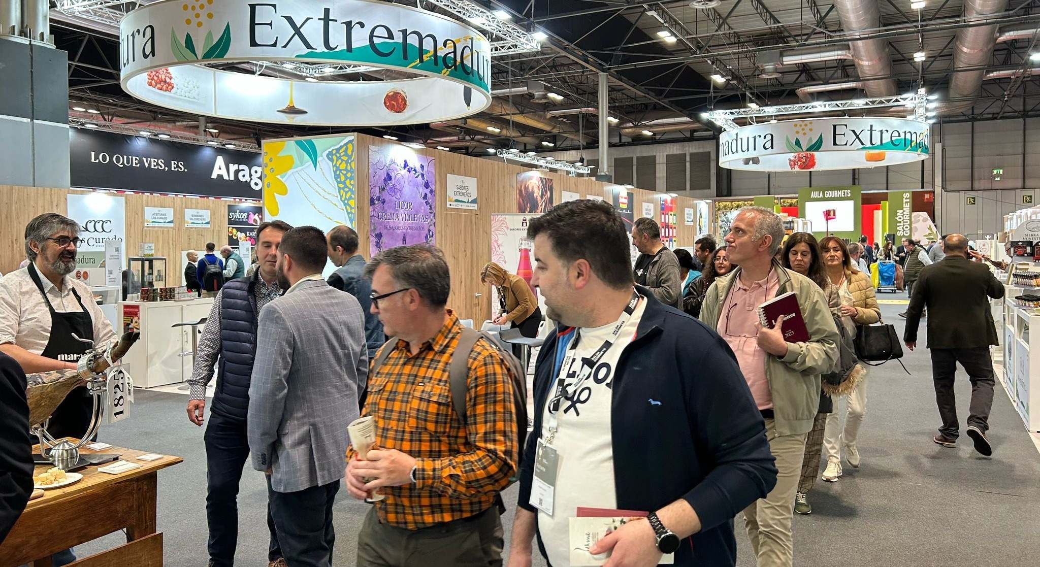 Visitantes Stand de Extremadura