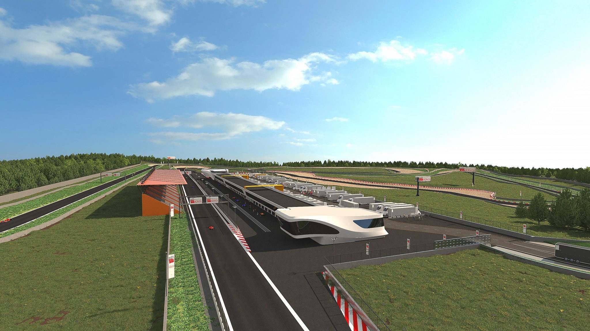 Simulación del circuito de Morata de Tajuña. / Circuito de Morata