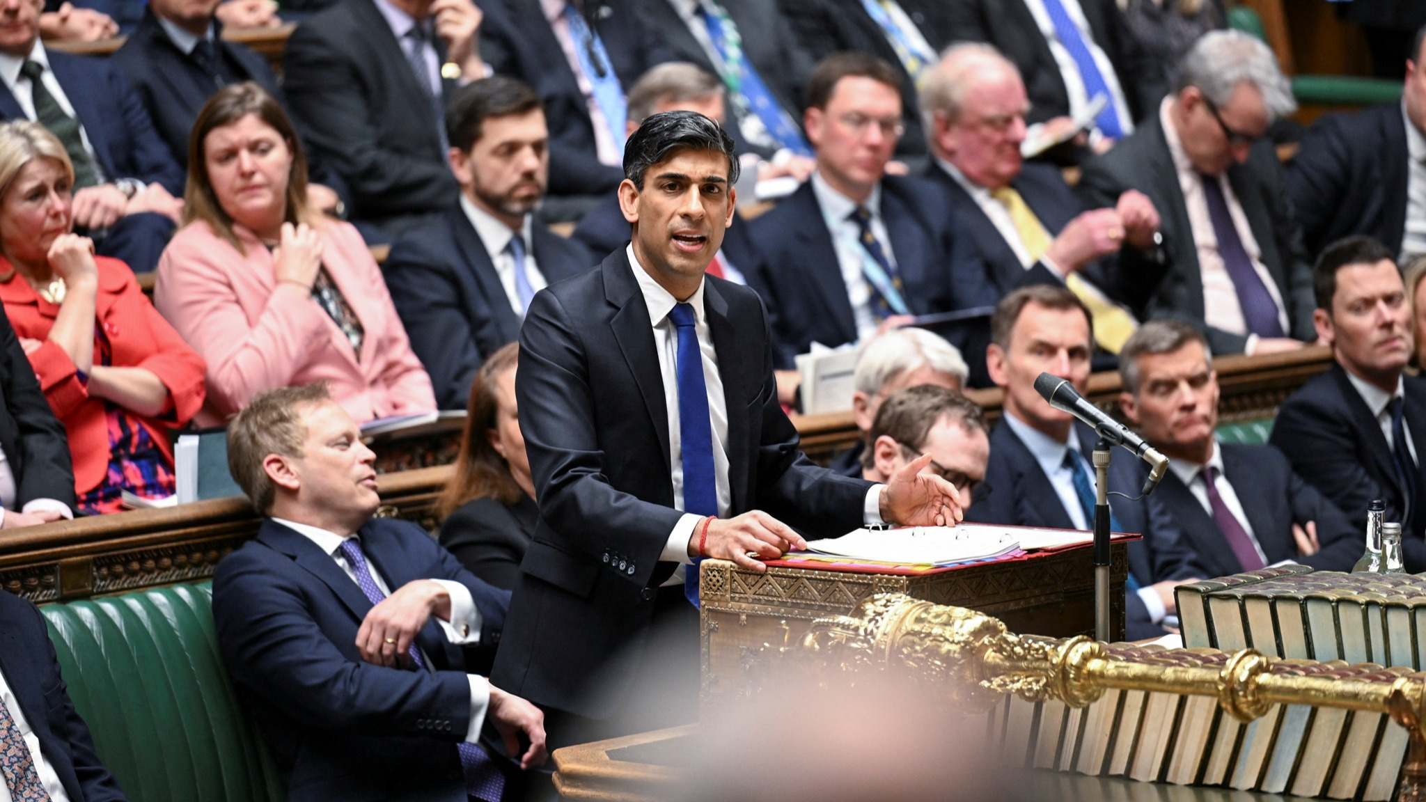 El primer ministro británico, Rishi Sunak.