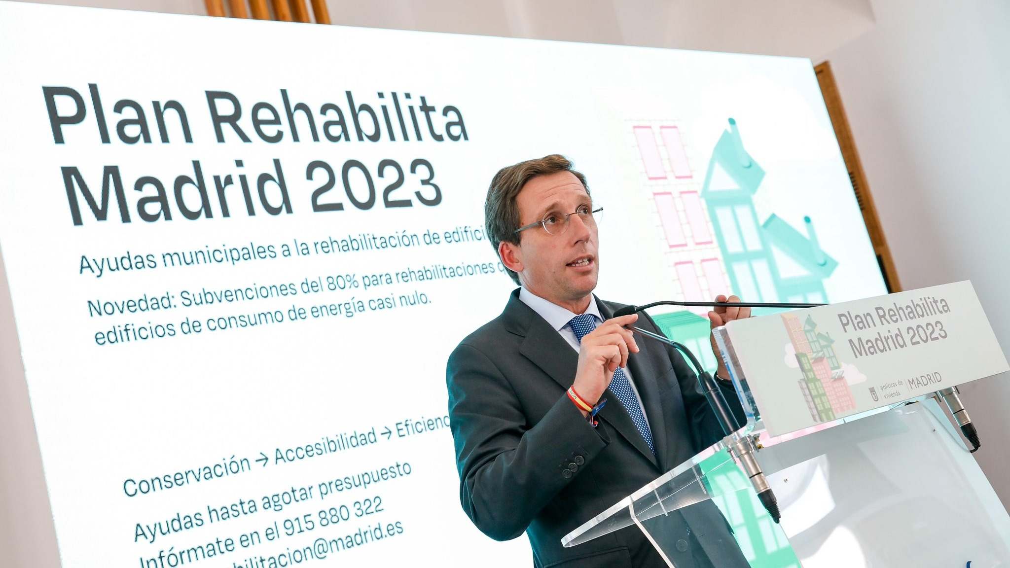 Almeida, Ayuntamiento de Madrid, Plan Rehabilita 