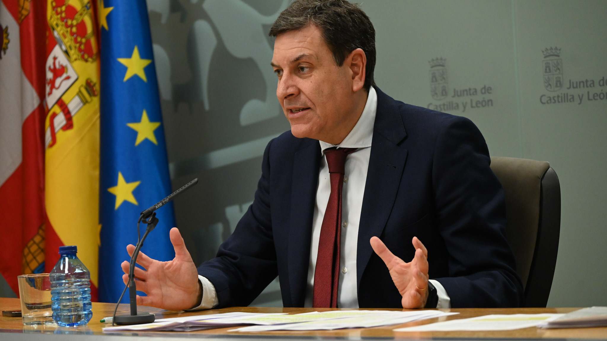 Carlos Fernández Carriedo, portavoz y consejero de Economía y Hacienda