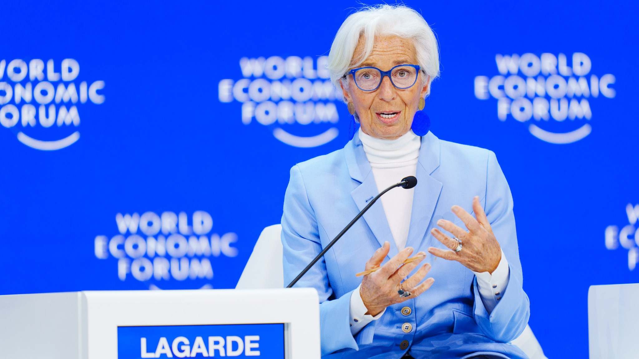 La presidenta del Banco Central Europeo, Christine Lagarde