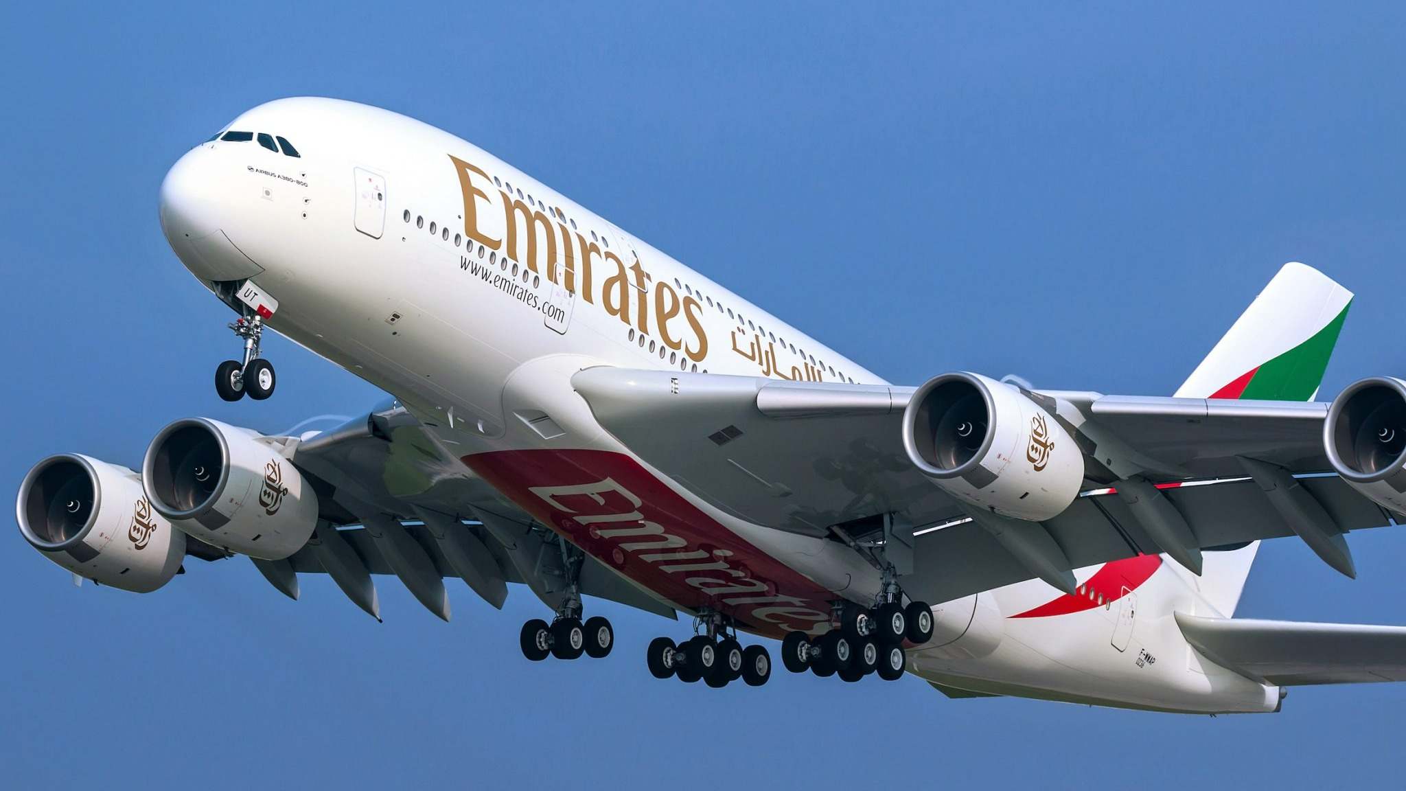 A380 de Emirates, el avión de pasajeros más grande del mundo