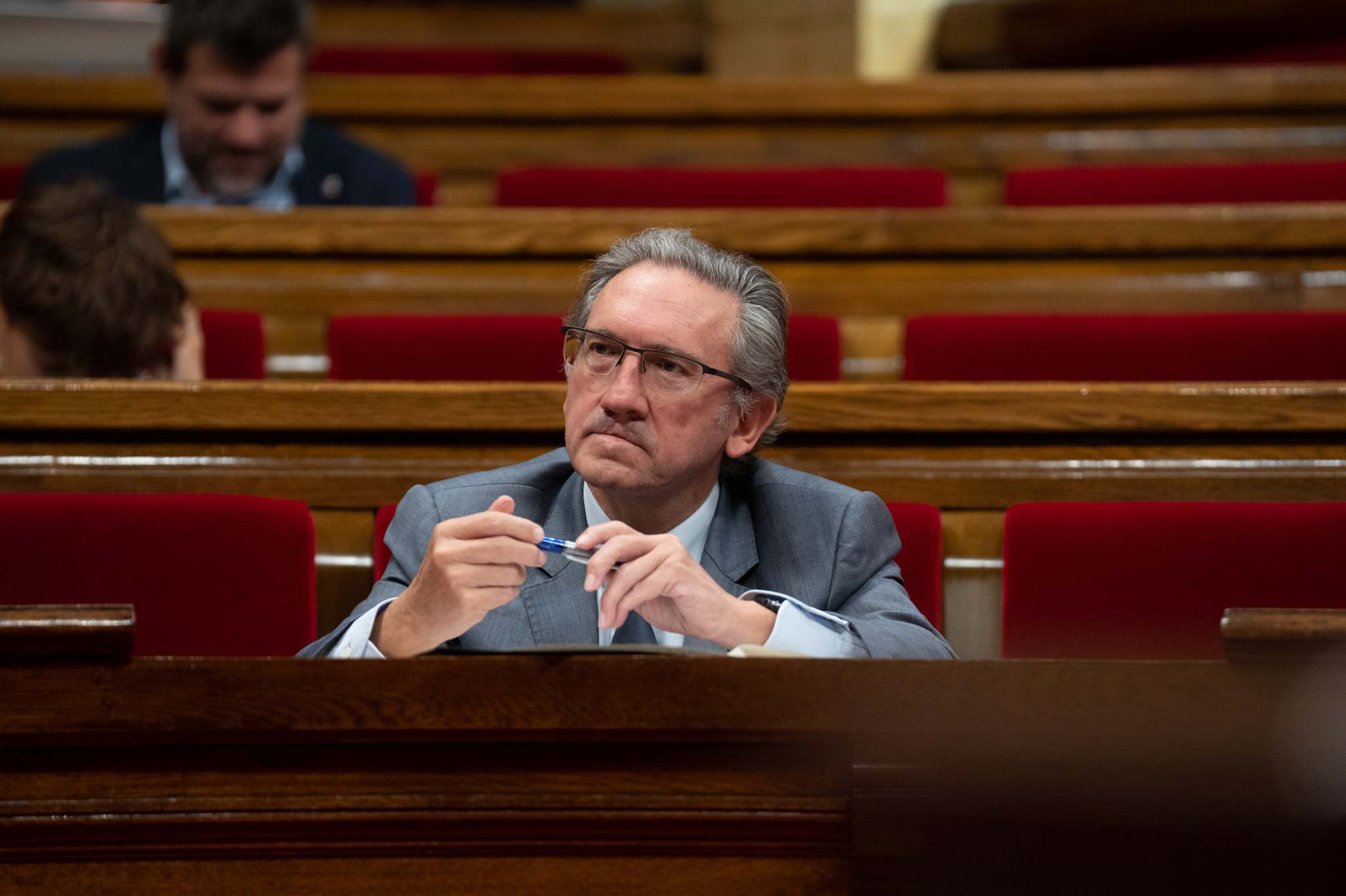 Jaume Giró en el 'Parlament'. EP