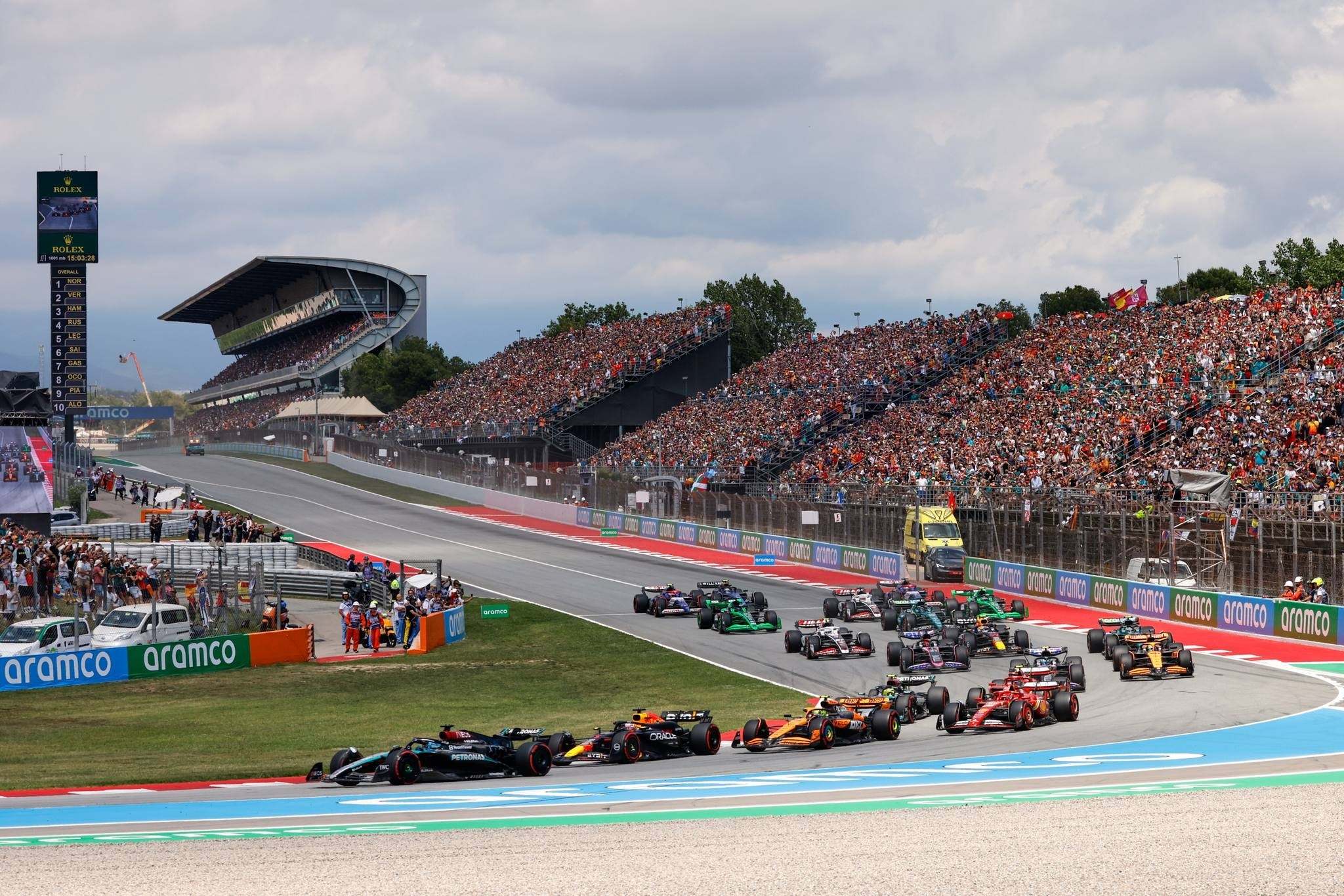 Carrera de F1 en el Circuito de Montmeló. EE