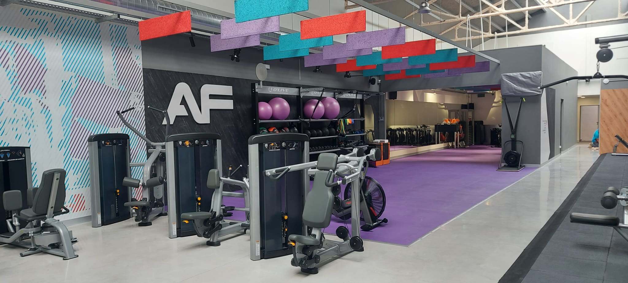 Un gimnasio de Anytimes