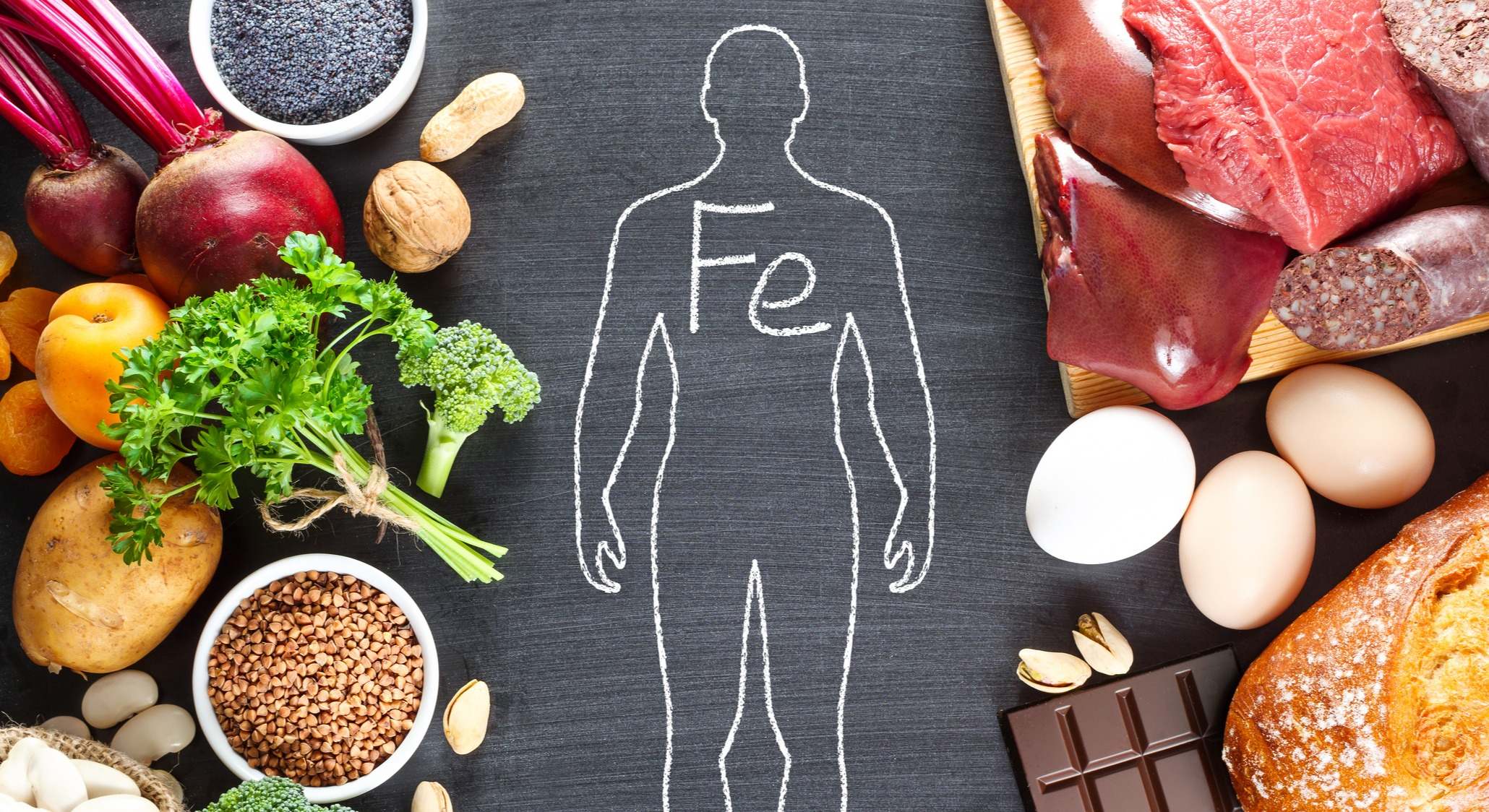 Alimentos altos en hierro