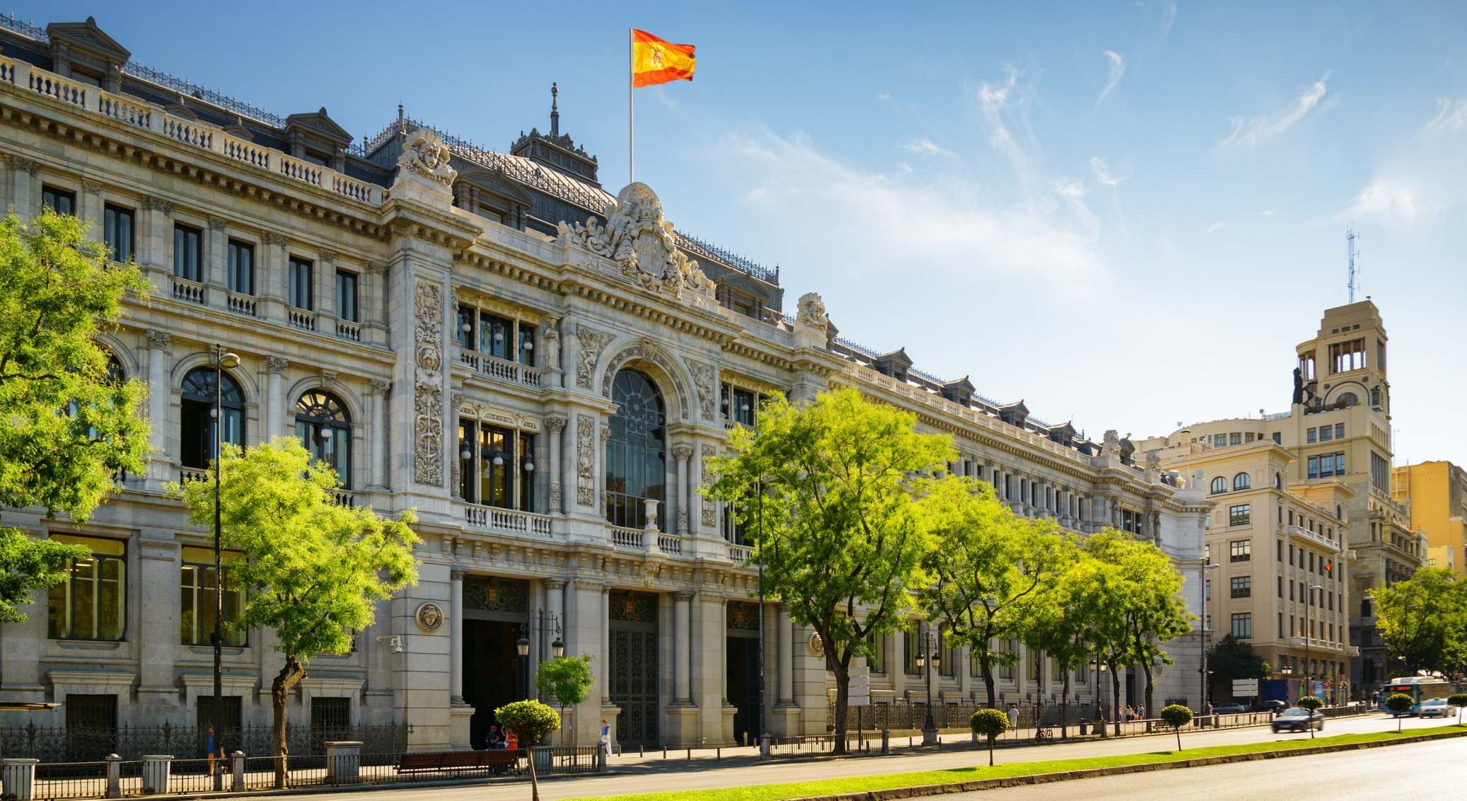 Sede del Banco de España en la calle Alcalá de Madrid