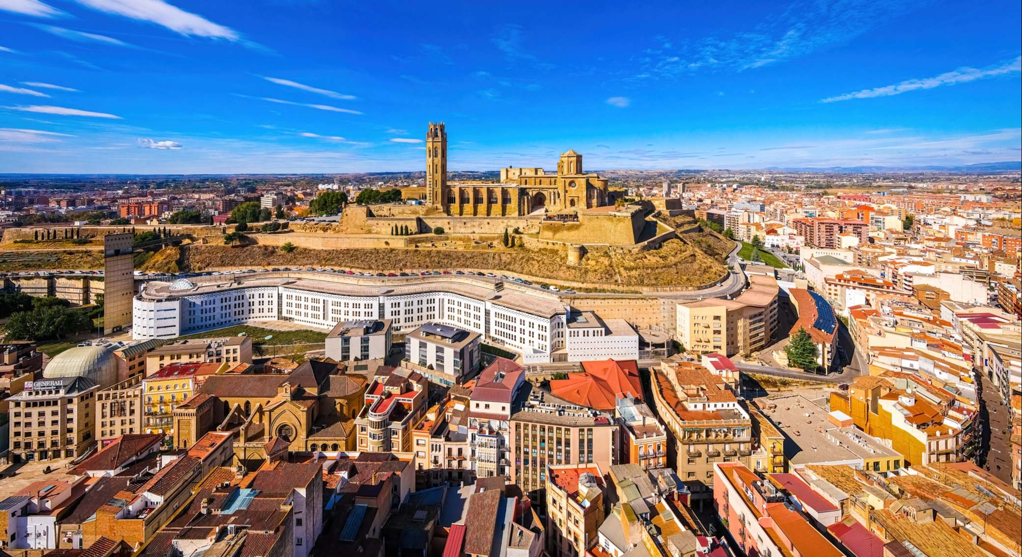 Vista aérea de Lleida