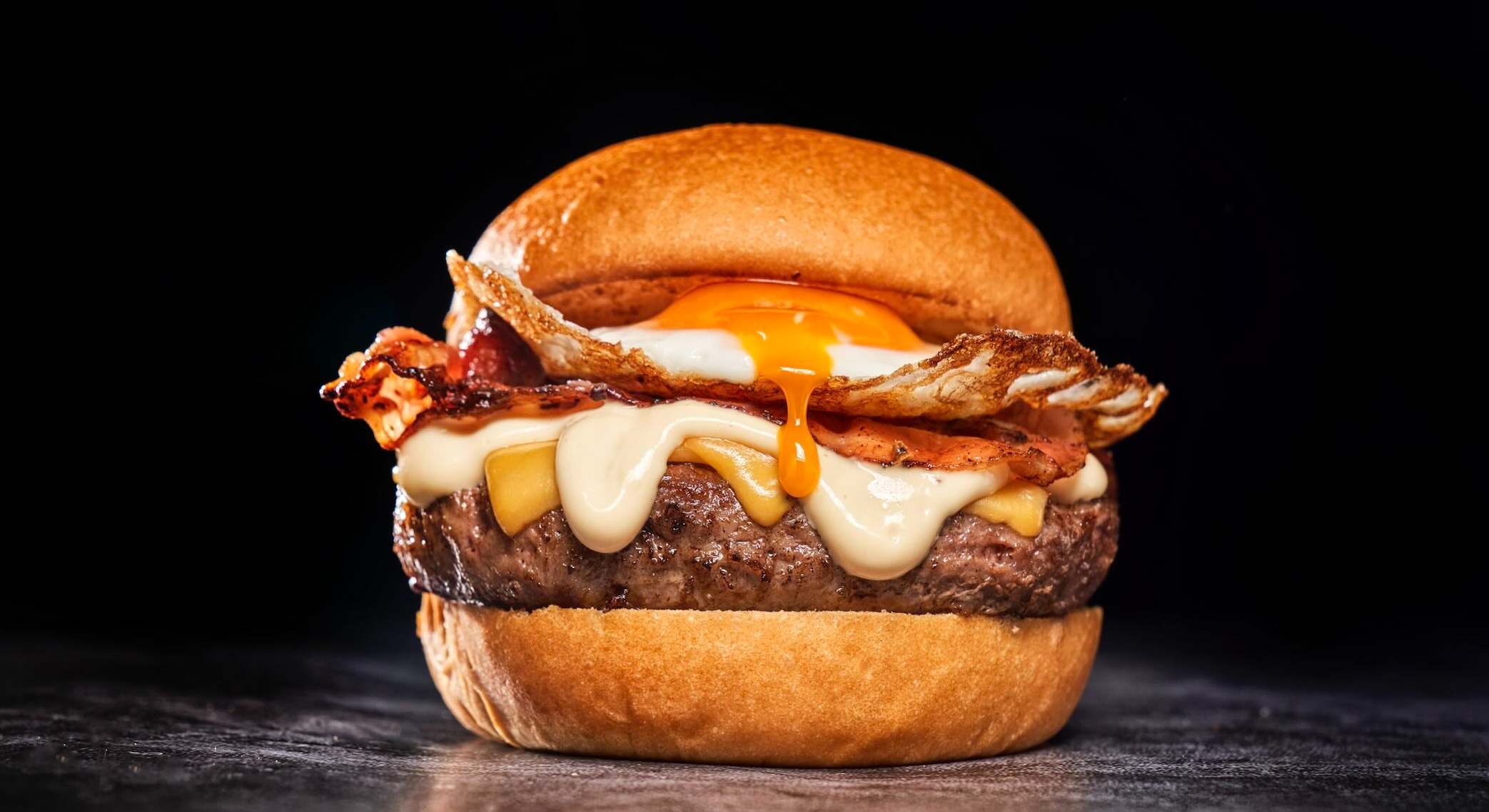 Hamburguesa sin gluten de Goiko.