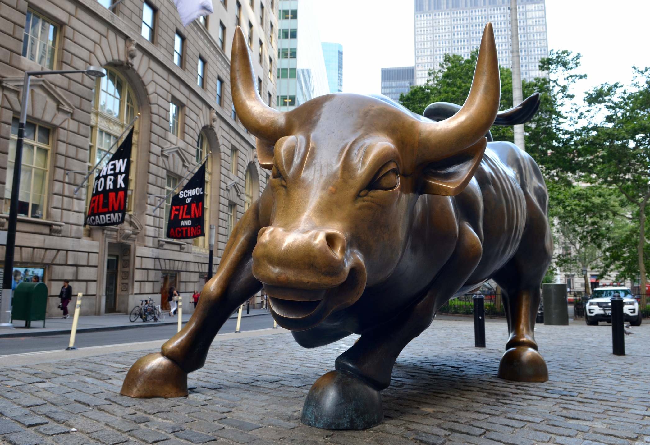 Toro de Wall Street bolsa