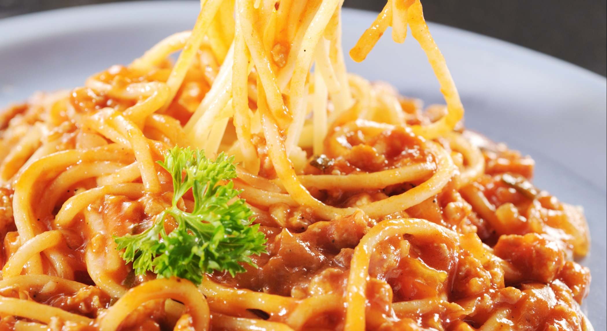Imagen de un plato de pasta.