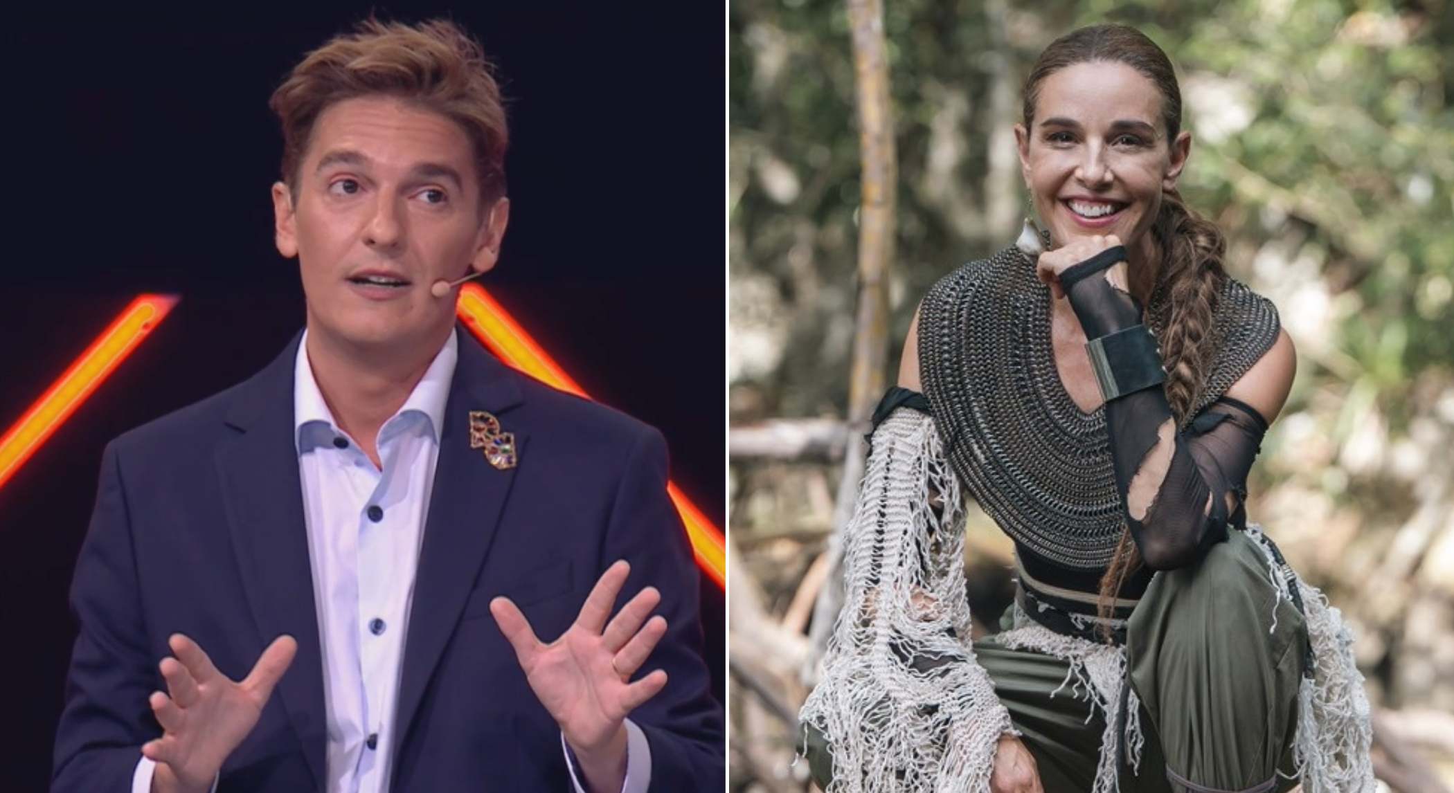 Xavi Martínez y Raquel Sánchez Silva (TVE)