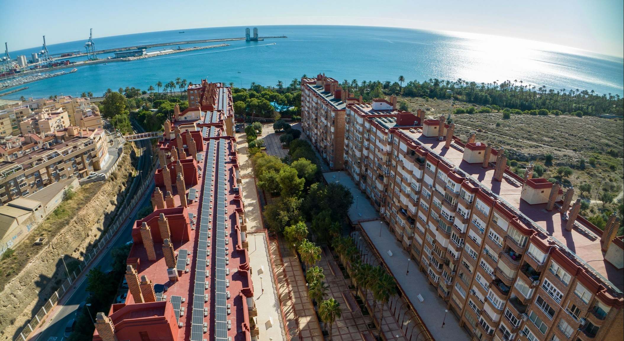 Comunidad solar de El Palmeral. / Iberdrola