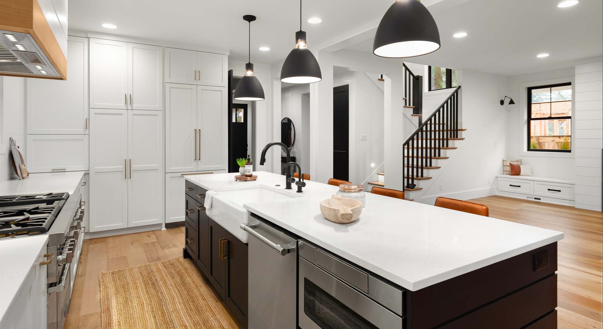 Interior de la cocina de una casa moderna. / Foto: iStock