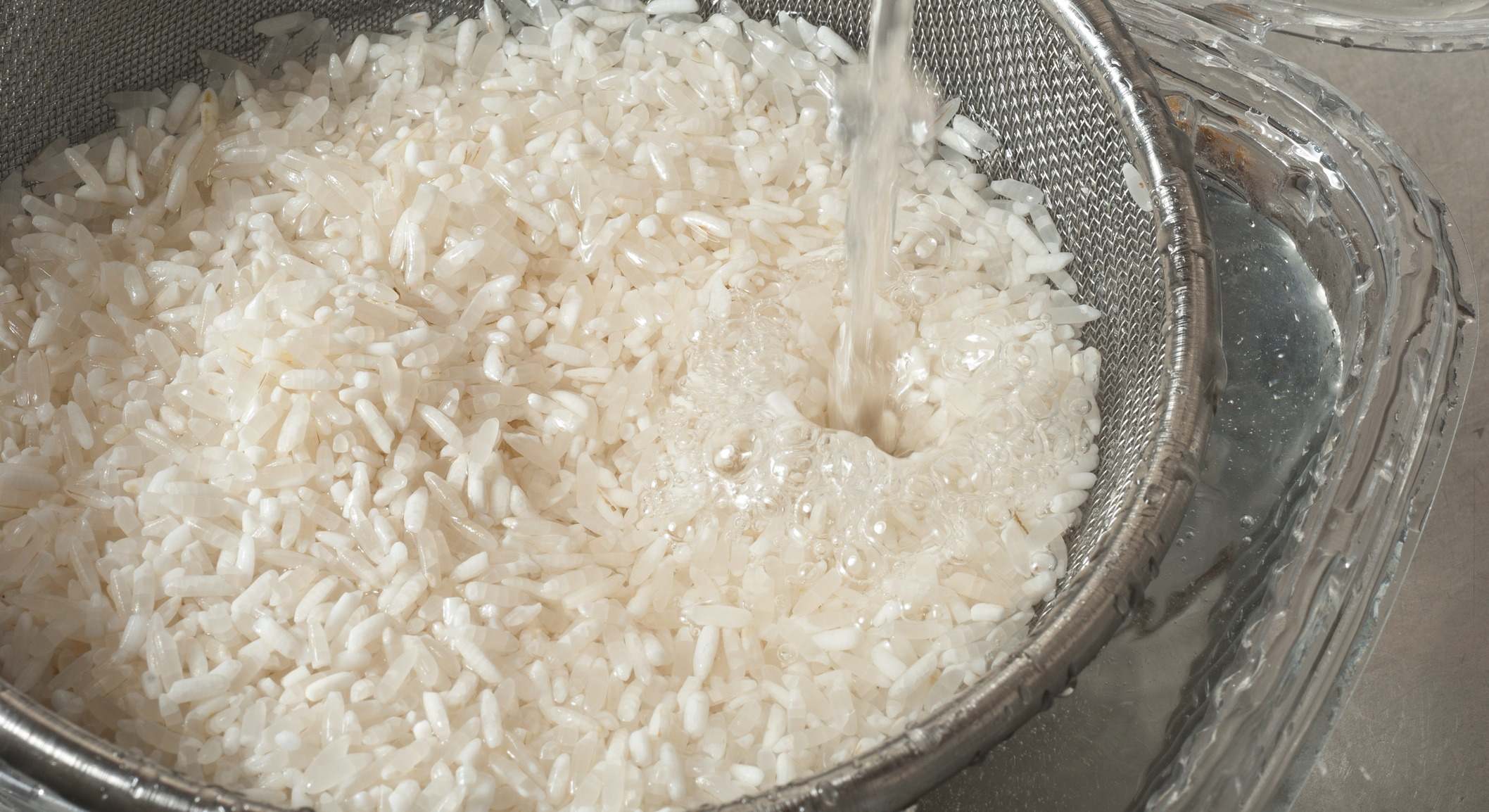 Lavar arroz