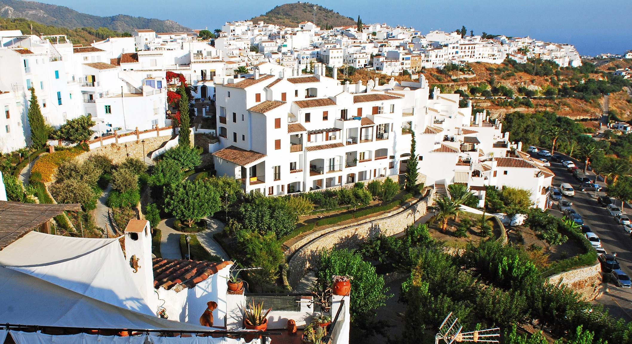 Pueblo blanco de Frigiliana en Málaga