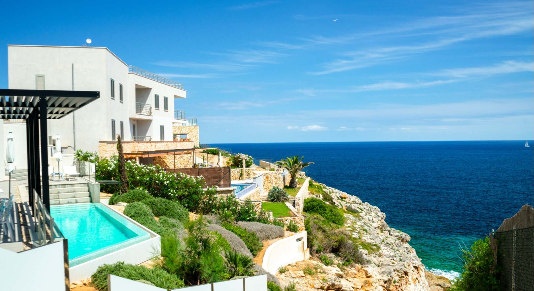 Vivienda de lujo en la costa. Foto: iStock