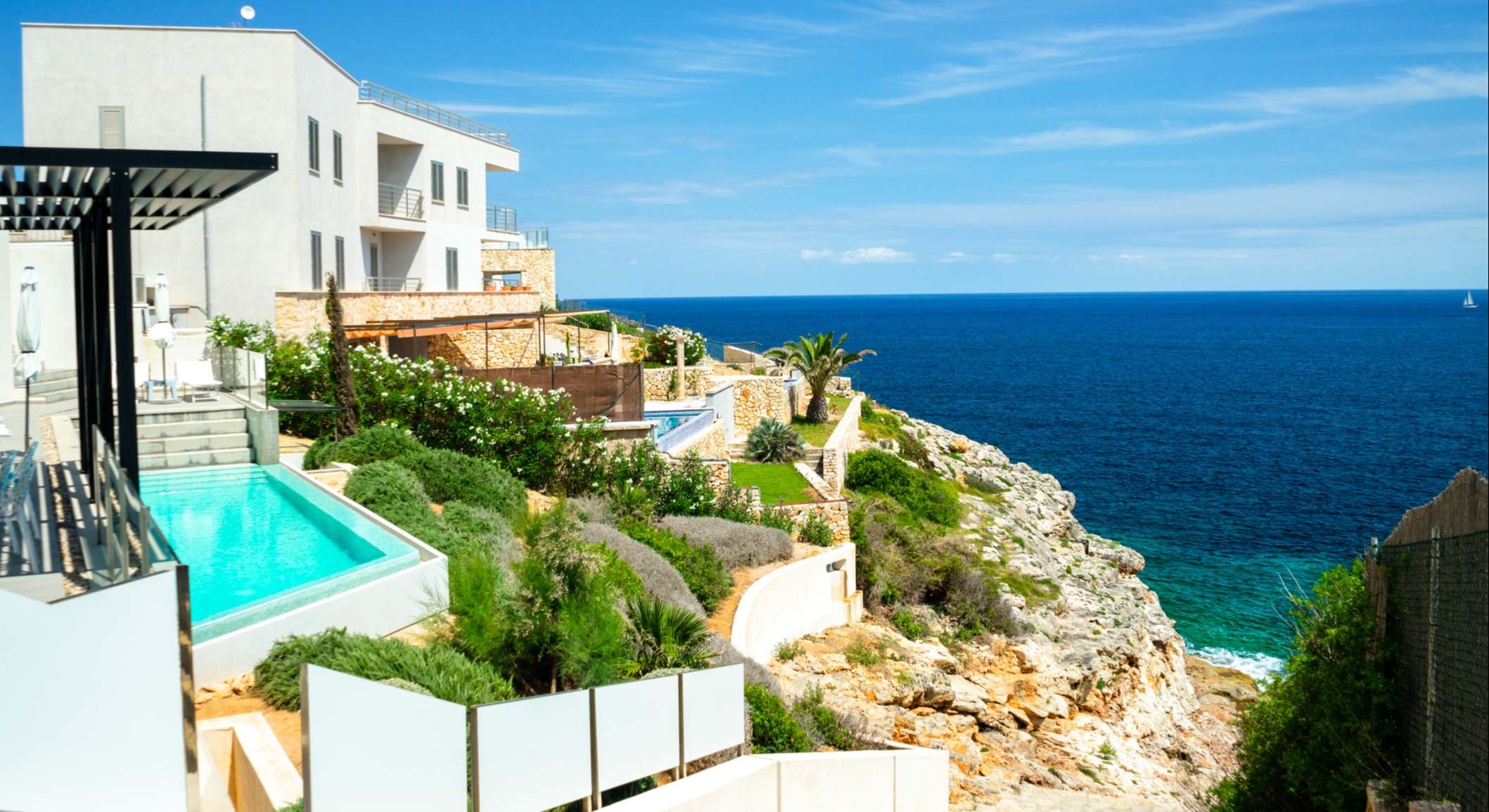 Vivienda de lujo en la costa. Foto: iStock