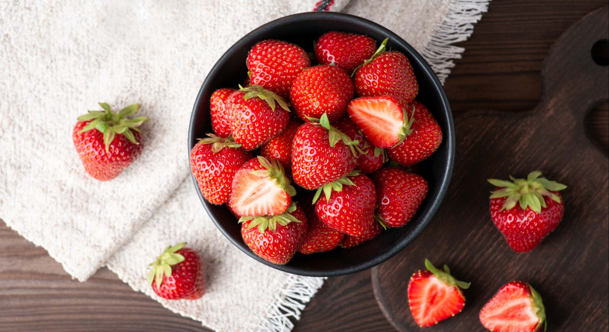 recipiente de fresas